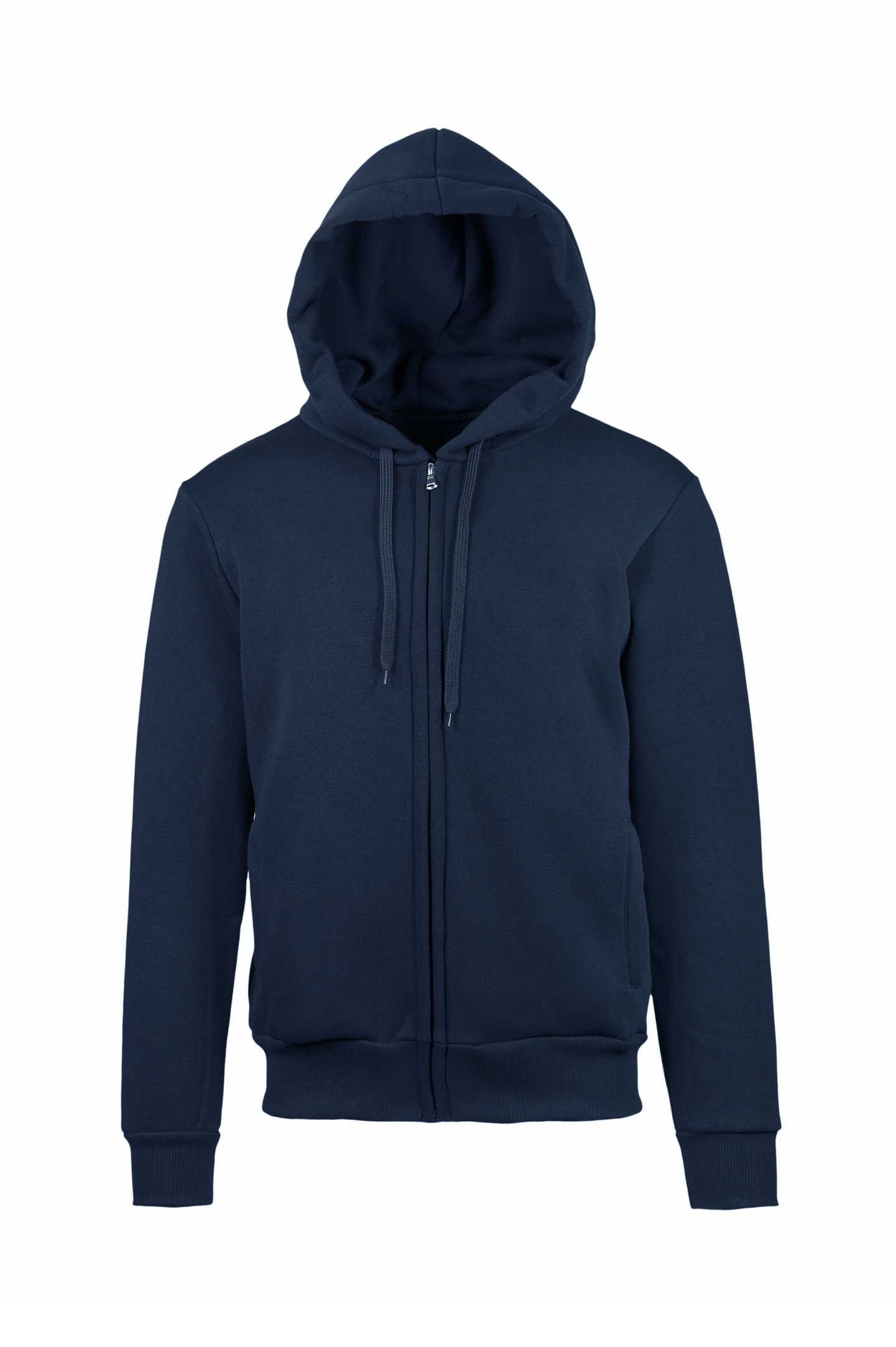 Sudadera Soft Capp/Zip 75/25% algodón/poliéster 320 gr/m2 Negra XS - NY - Azul marino XS 3/4 años