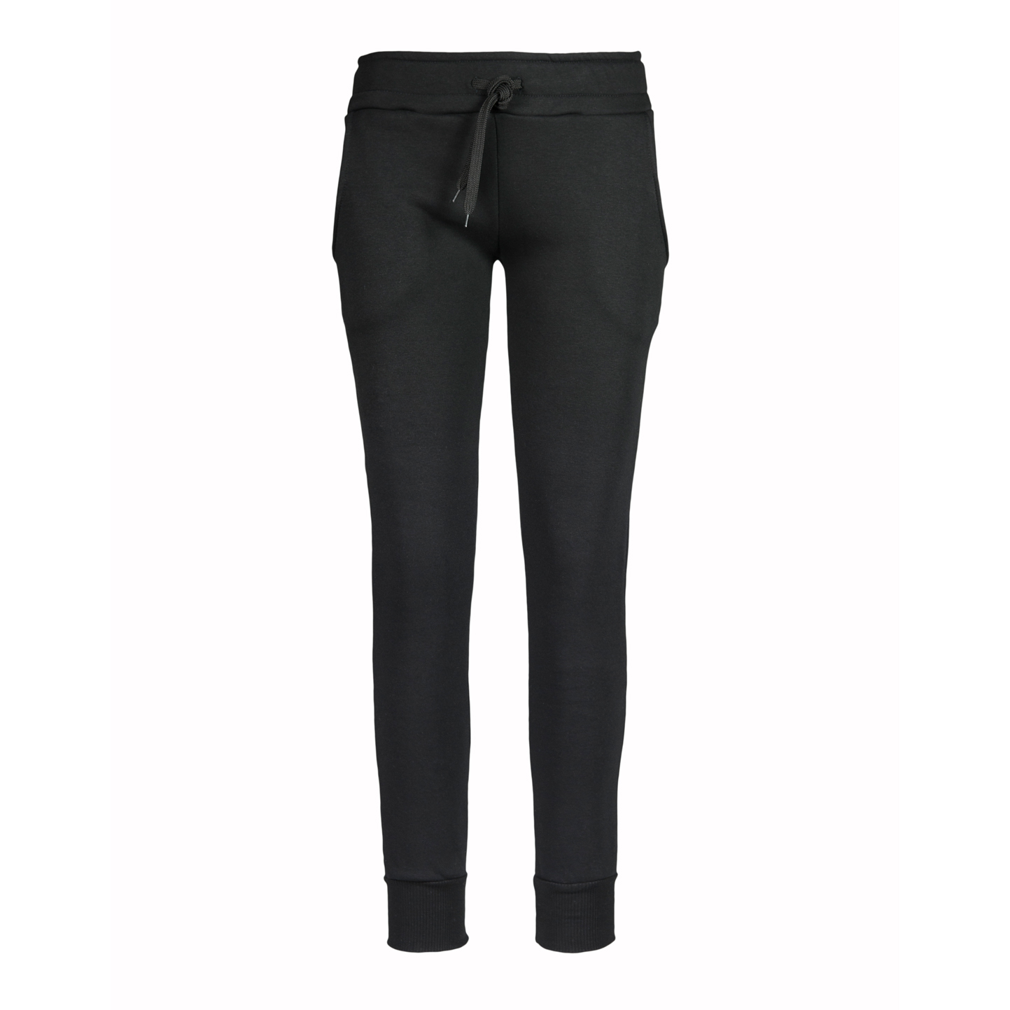 Pantalón sudadera New Fit para mujer, 75 % algodón/25 % poliéster, 320 g, negro, talla S - Negro