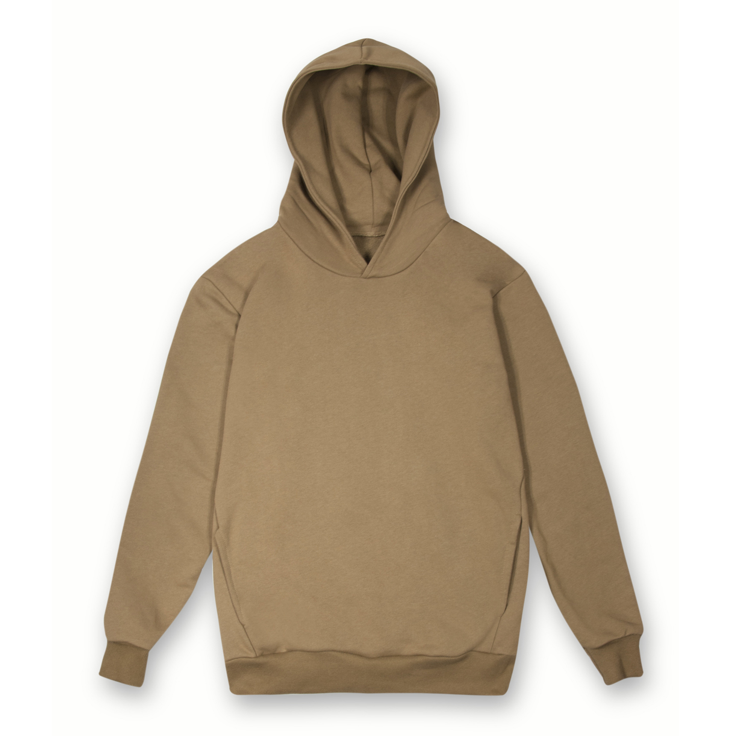 Sudadera con capucha suave. Corte urbano. 75 % algodón/25 % poliéster. 320 g/m². Color negro. Talla XS. - TB - Tabaco XXS