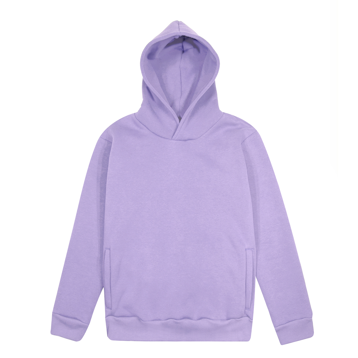 Sudadera con capucha Soft F/T. Urbana unisex 100% algodón 320 gr. Negra XS - LI - Lila XS