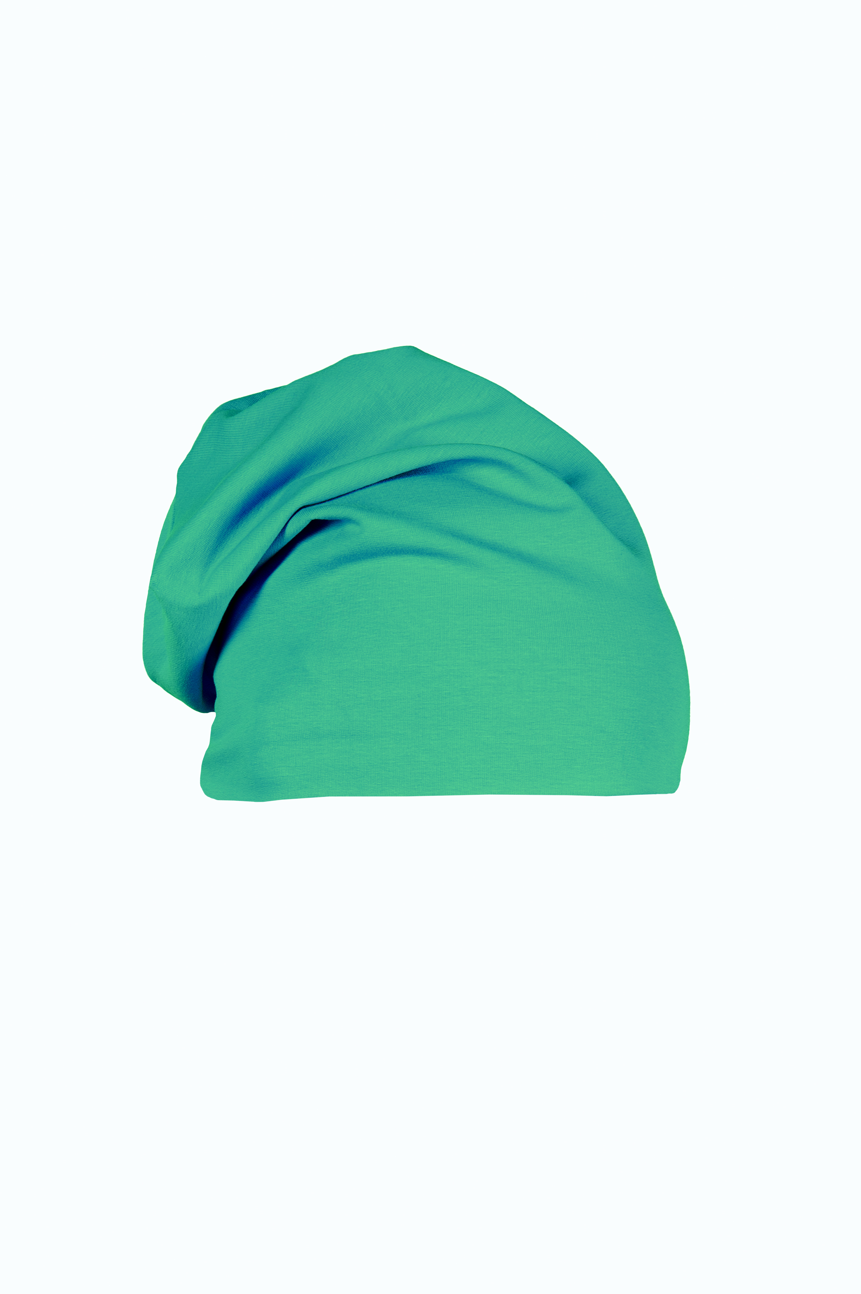 Moda Uni Gorro Gorro Tubular 95/5% Cot/Ela 250 gr Gris Melange - RF - Aqua Marine XS