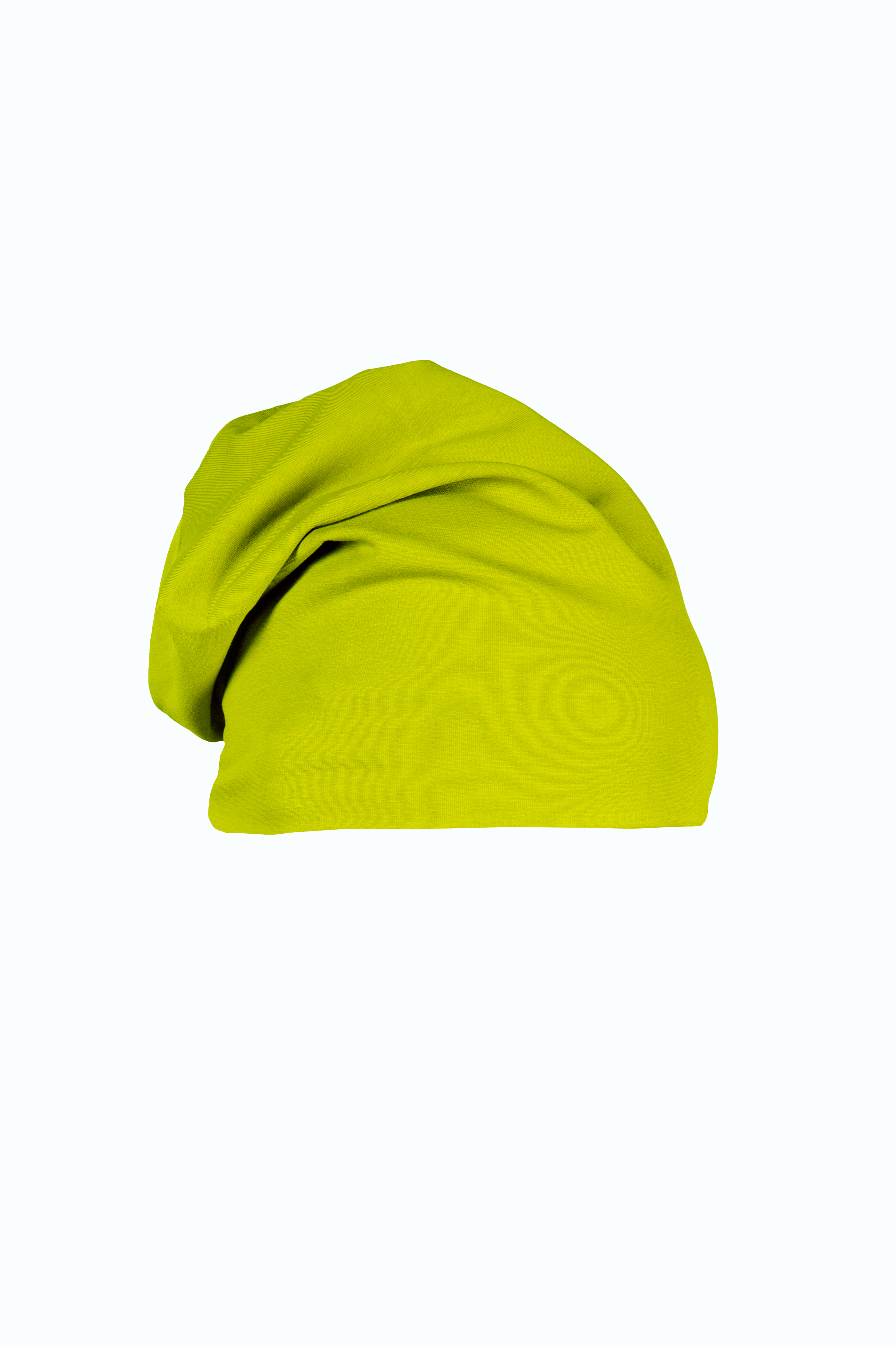 Moda Uni Gorro Gorro Tubular 95/5% Cot/Ela 250 gr Gris Melange - HT - Amarillo