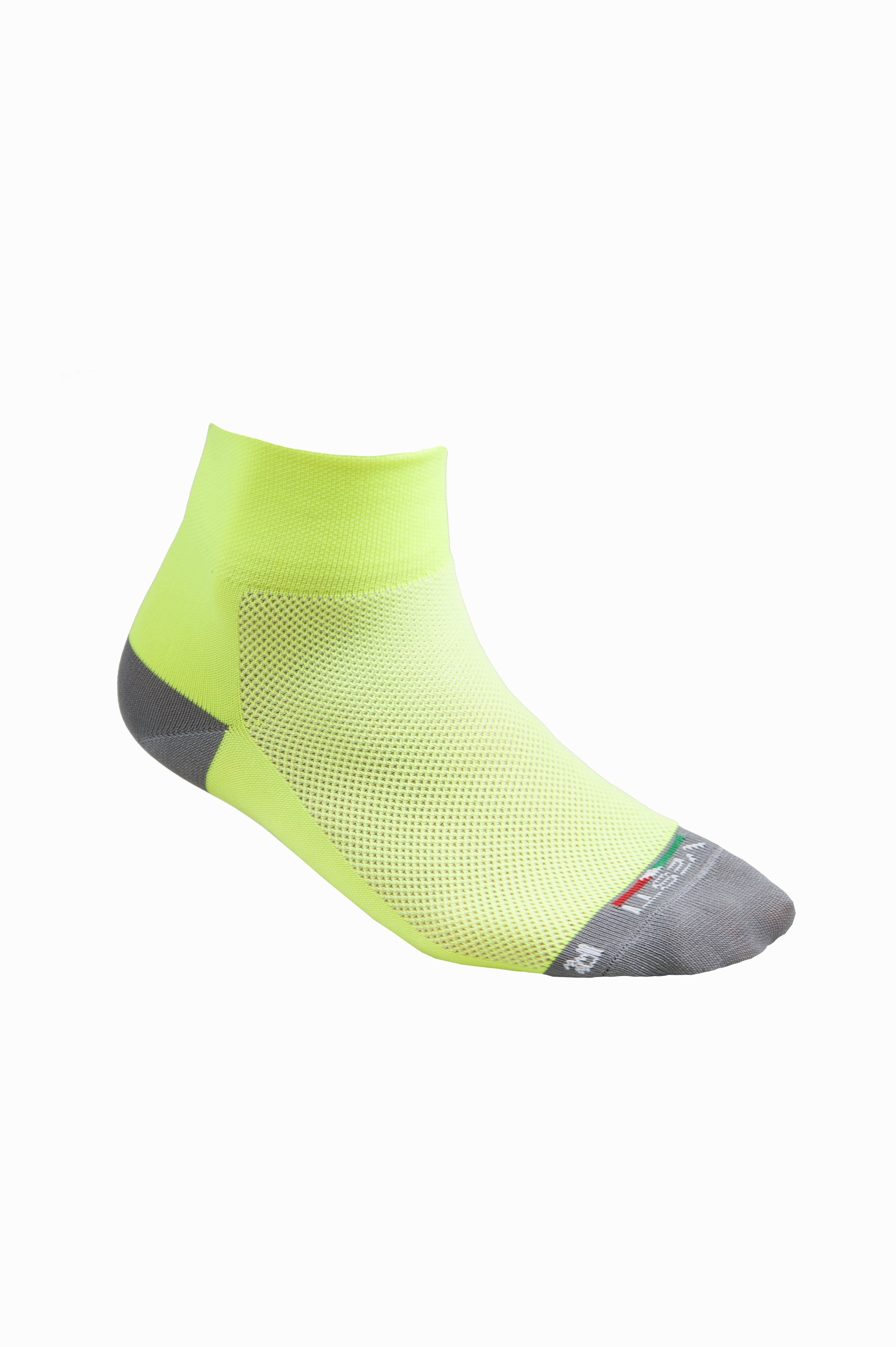 Calcetines deportivos de alto rendimiento 62/36/2% Mic/Pam/Ela Amarillo fluorescente/Gris medio Talla 35-38 - 300 - Amarillo fluorescente Talla 35/38