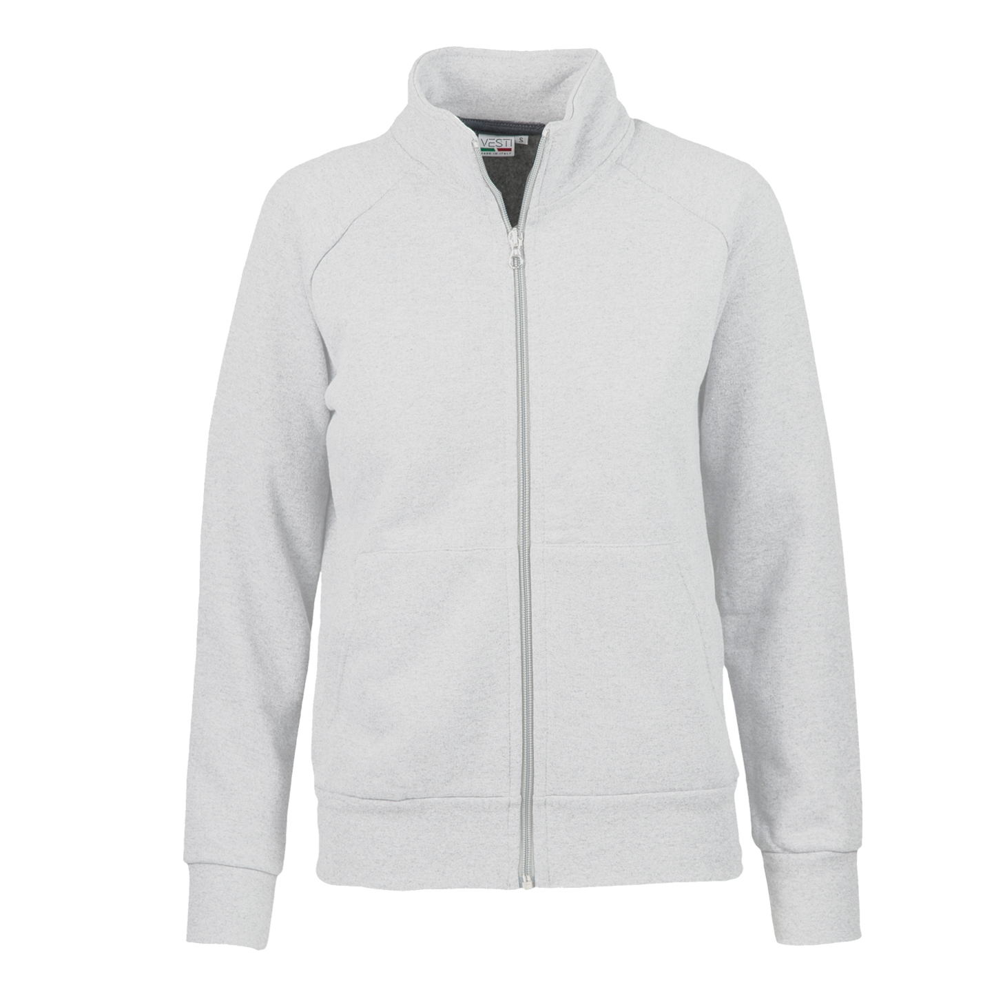 Sudadera de mujer con cremallera larga - 99 - Blanco XS