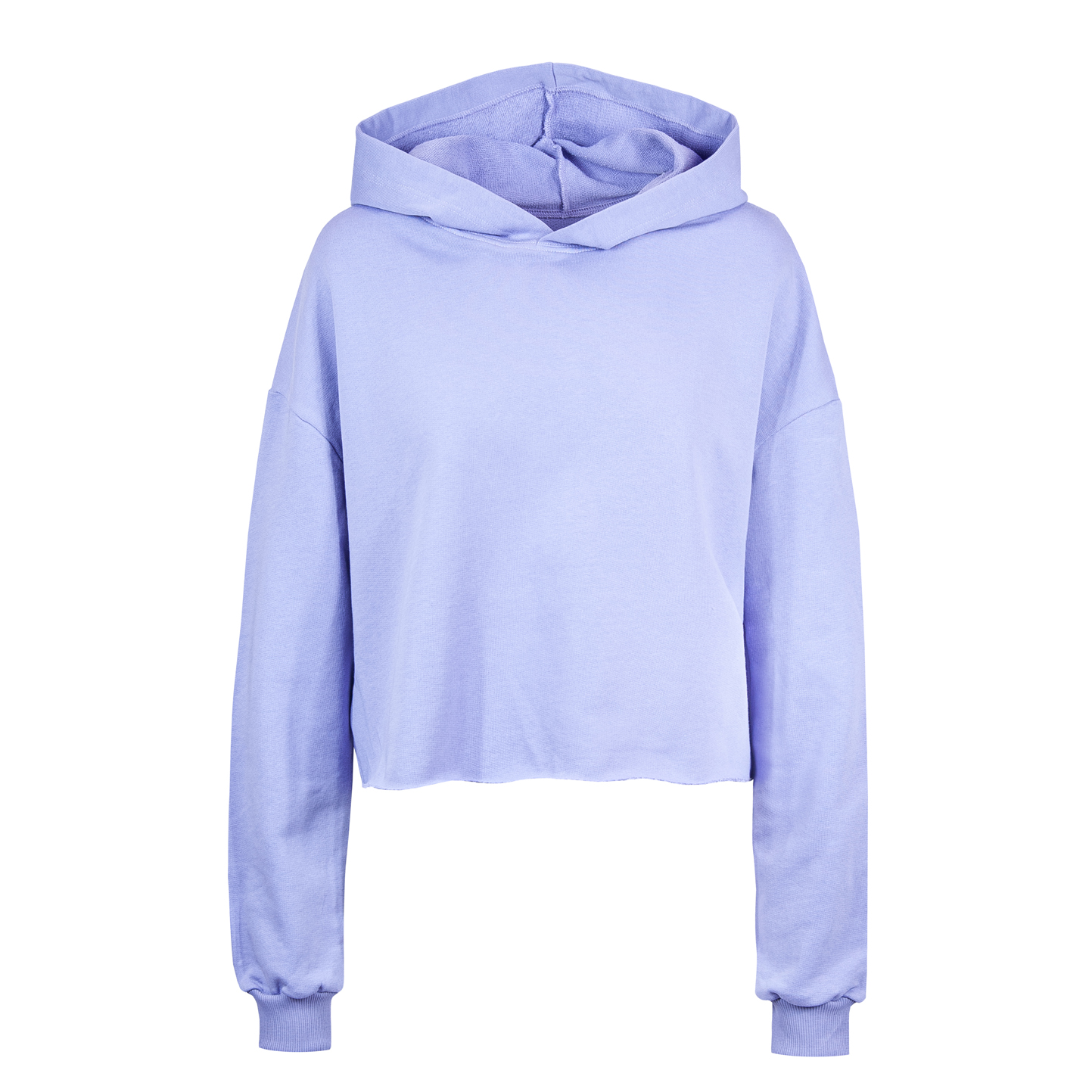 Amy sudadera corta de mujer con capucha French Terry - LI - Lila XS