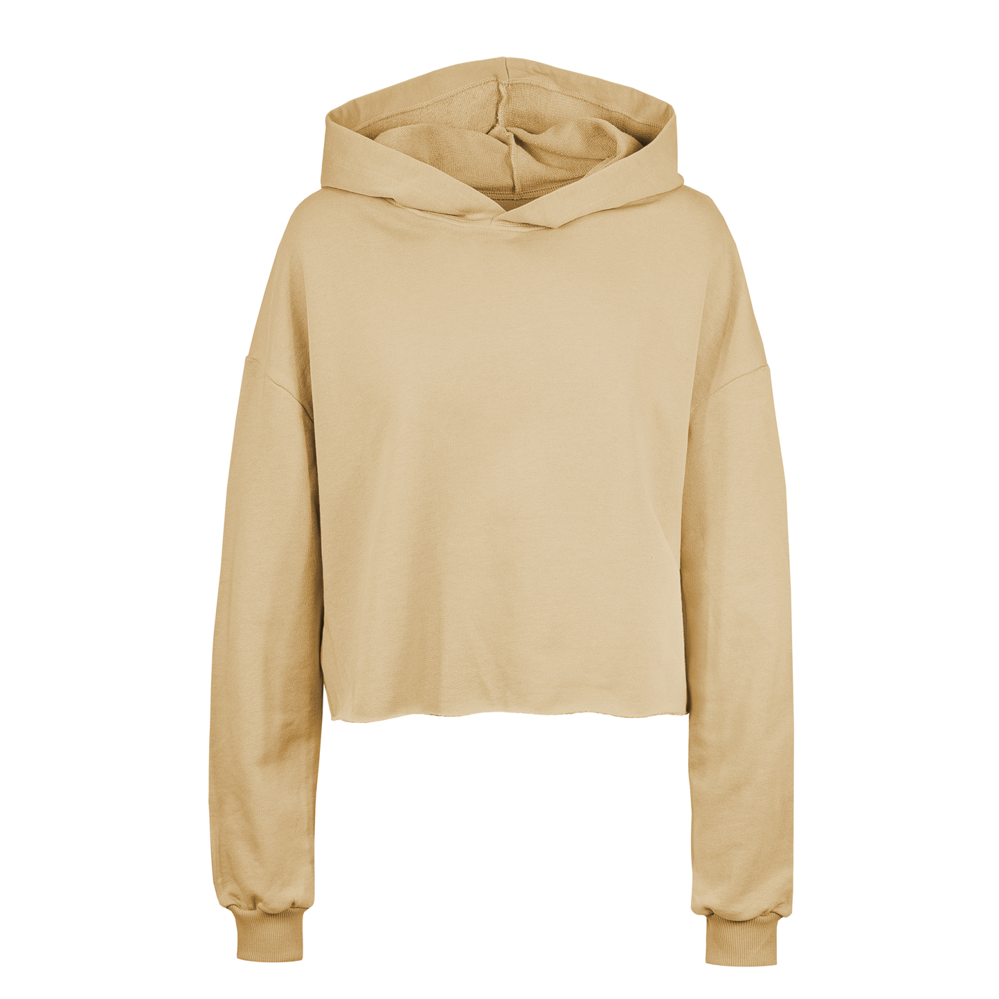 Amy sudadera corta de mujer con capucha French Terry - CL - Camel XS
