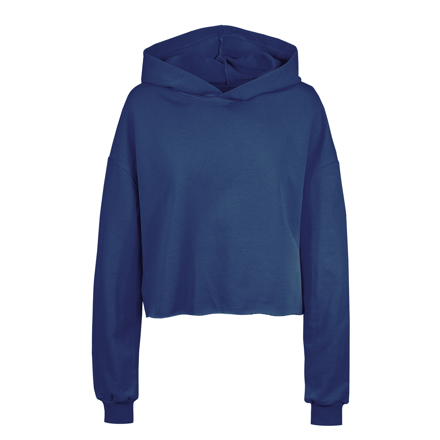 Amy sudadera corta de mujer con capucha French Terry - NY - Azul marino XS 3/4 años