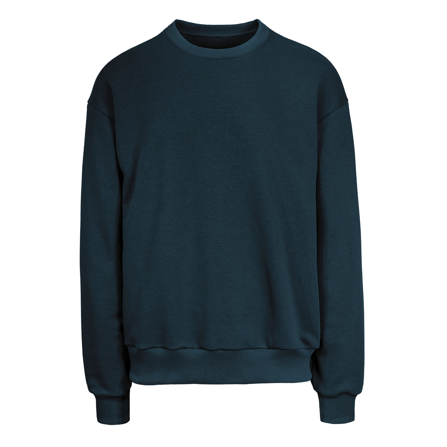 Sudadera 365 oversize unisex de cuello redondo - NY - Azul marino XS 3/4 años