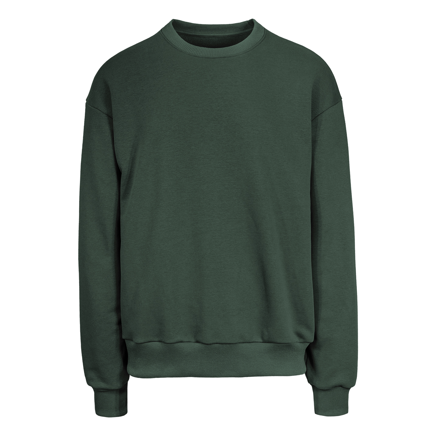 Sudadera 365 oversize unisex de cuello redondo - VM - Militar oscuro XXS