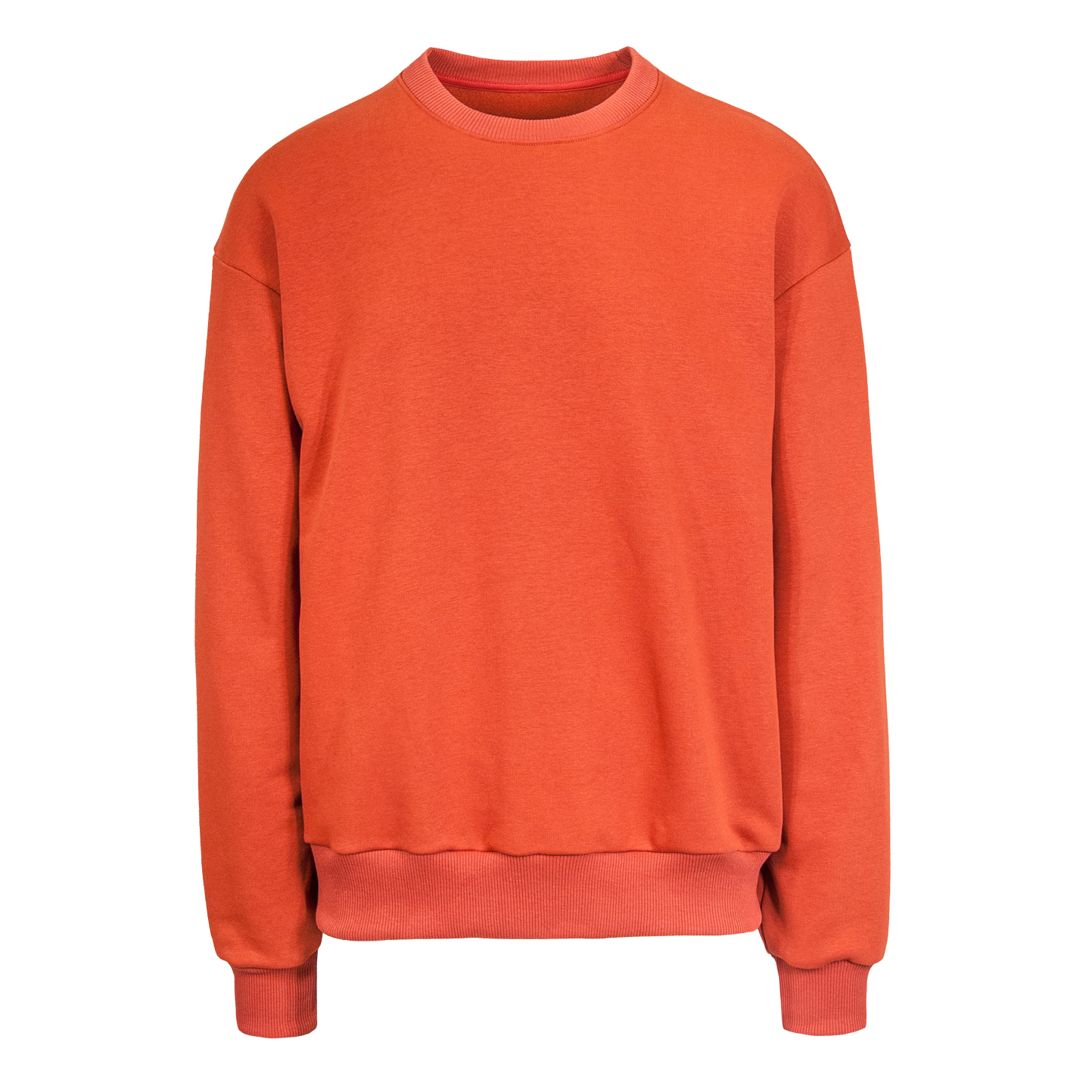 Sudadera 365 oversize unisex de cuello redondo - 29 - Terracota