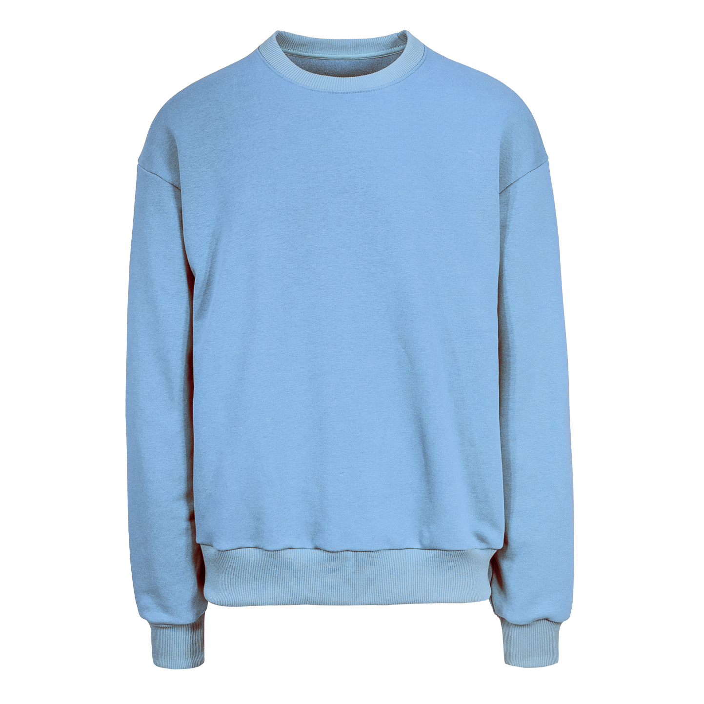 Sudadera 365 oversize unisex de cuello redondo - 31 - Celeste
