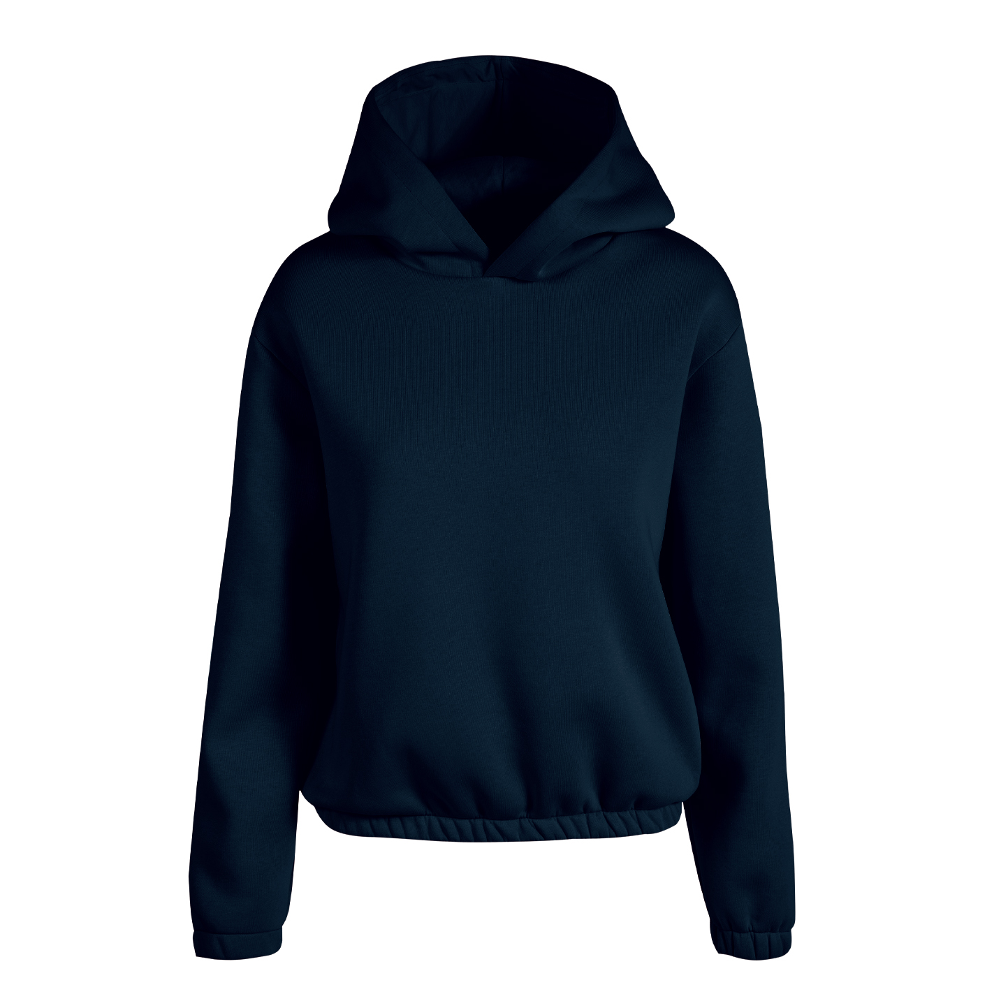 Sudadera boxy de mujer con capucha - NY - Azul marino XS 3/4 años