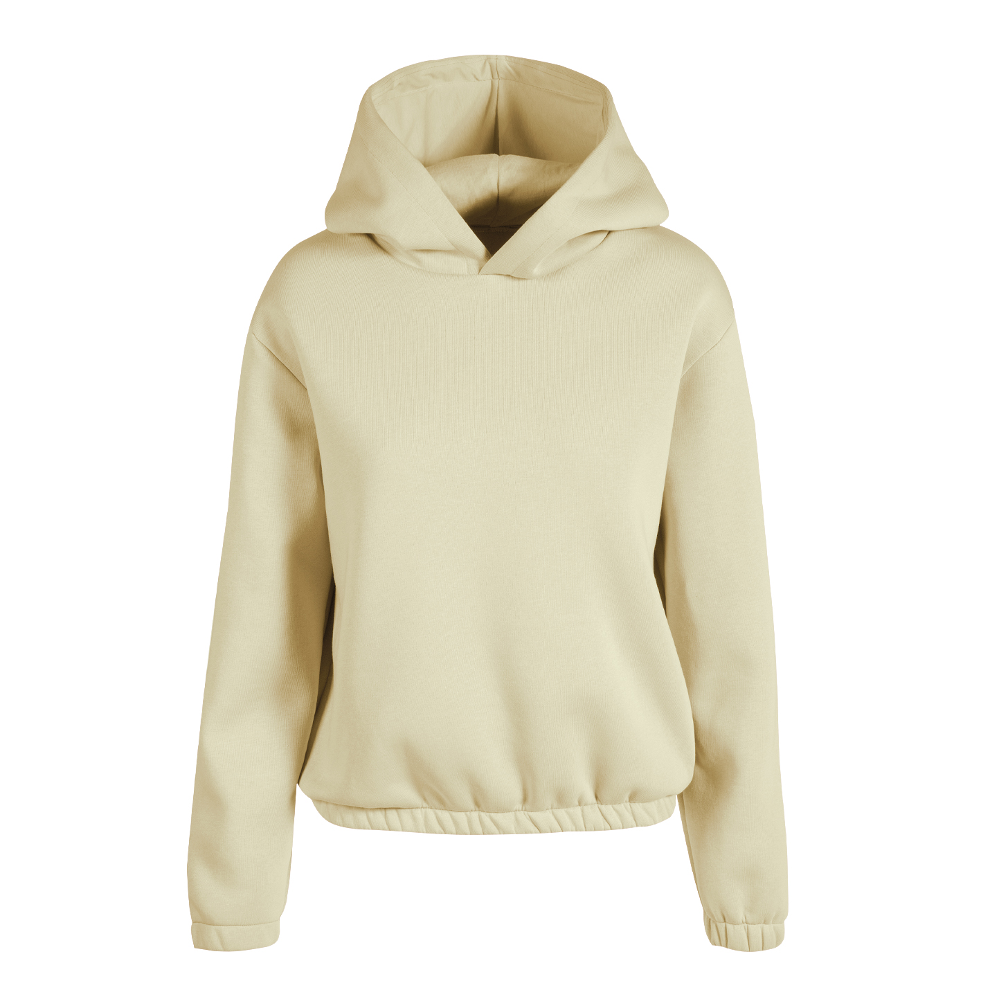 Sudadera boxy de mujer con capucha - 38 - Crema XS NUEVO