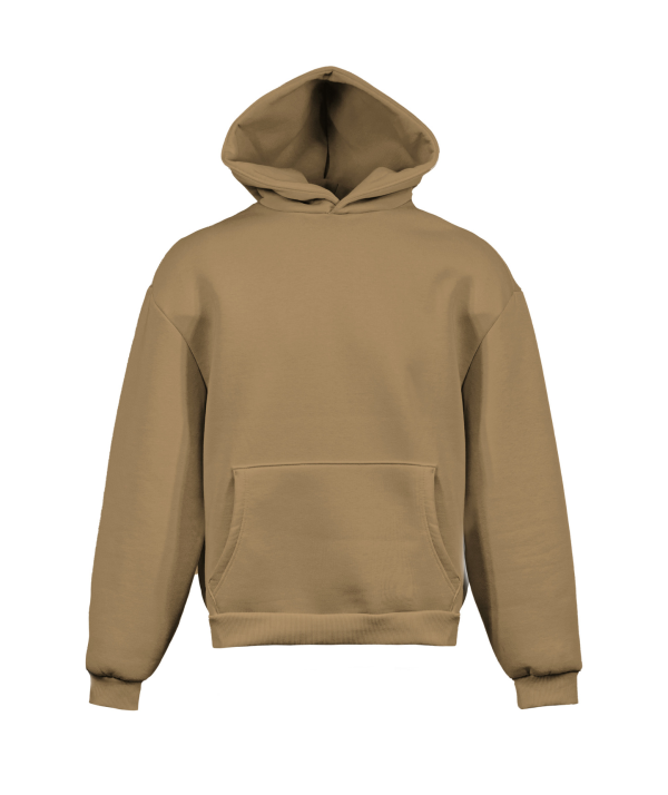 Sudadera boxy suave con capucha - TB - Tabaco XXS