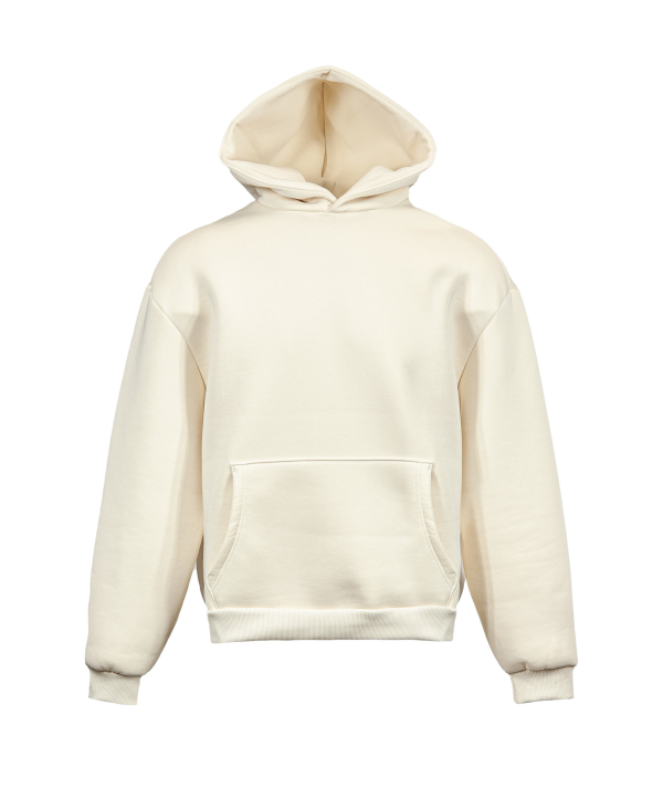 Sudadera boxy suave con capucha - 38 - Crema XS NUEVO