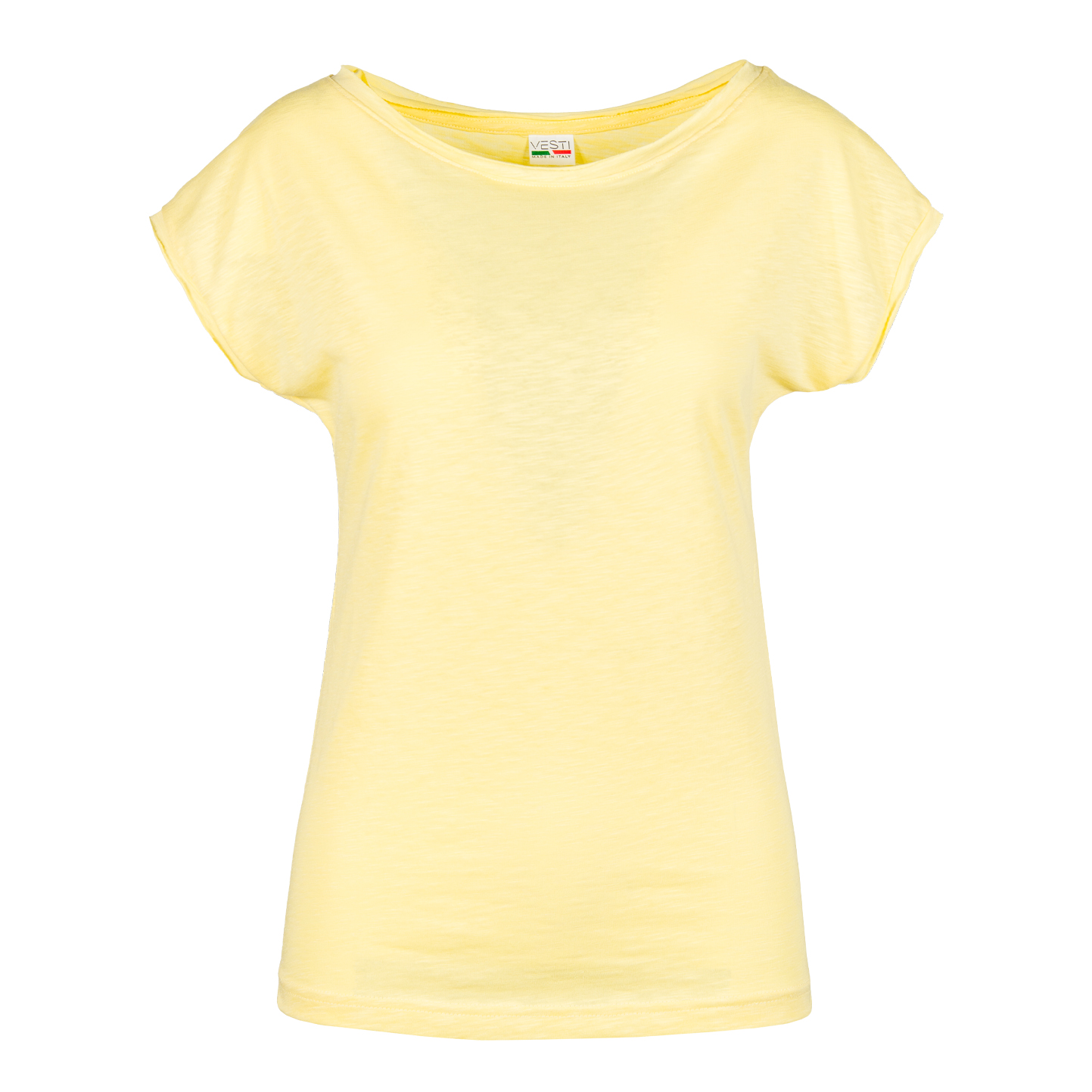 Jersey de mujer con estampado de llamas M/CT/V 100% algodón 145 gr/m2 Antracita XS - YP - Amarillo pastel XS