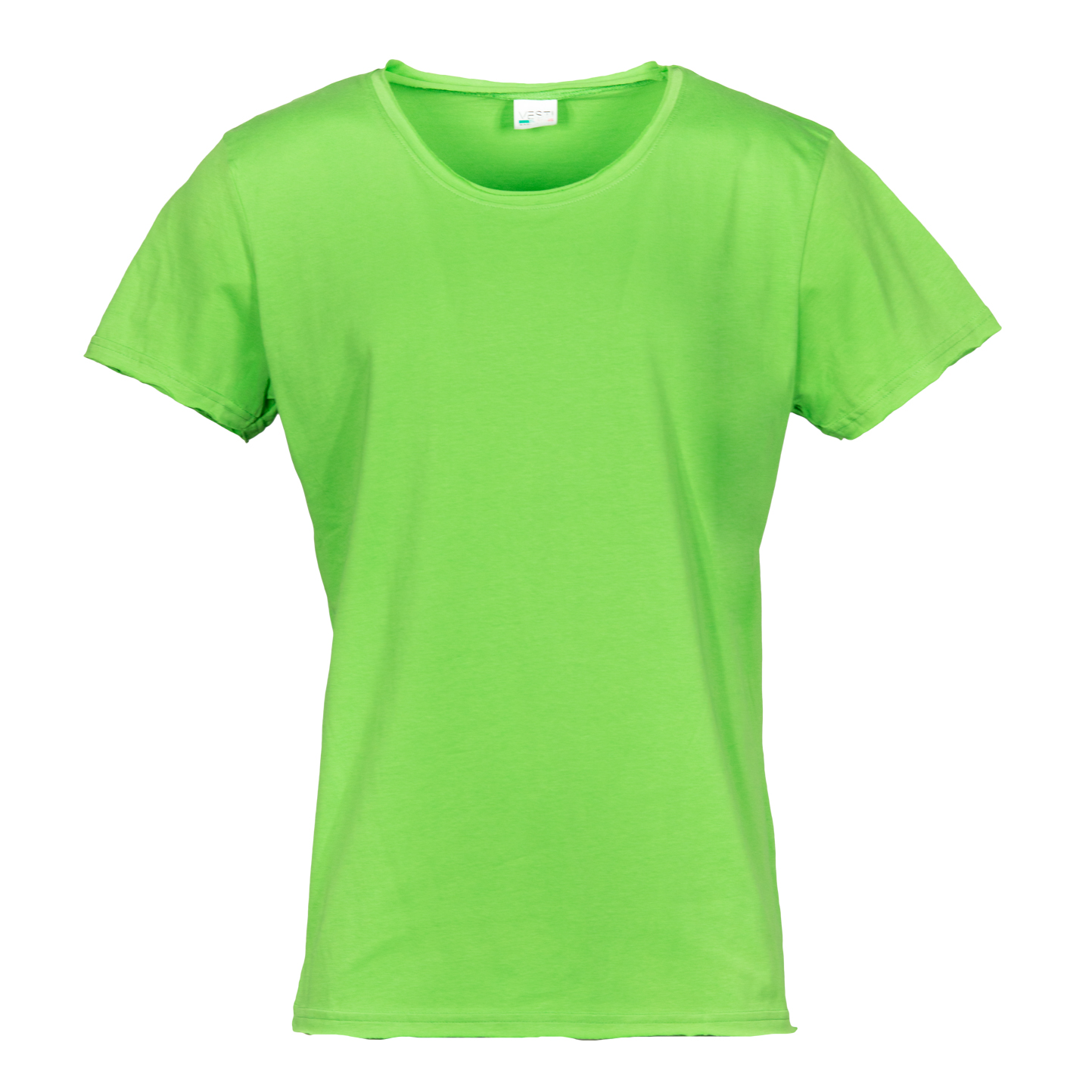 Jersey 100% algodón C/TM/CT/V. 140 g/m2 Gris melange S - VA - Verde ácido S