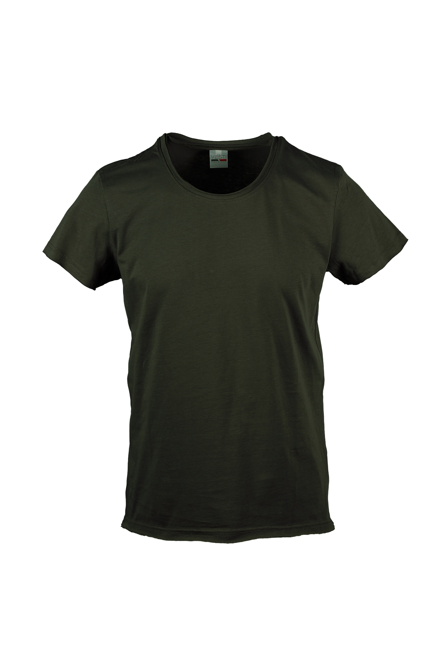 Jersey 100% algodón C/TM/CT/V. 140 g/m2 Gris melange S - BS - Verde militar XS