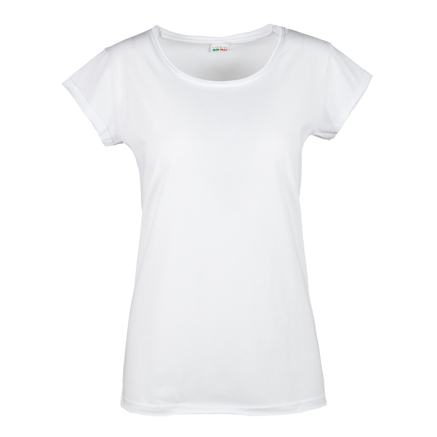 Jersey de mujer C/TM/CT/V 100% algodón, 140 g/m2, gris jaspeado, talla S - 99 - Blanco XS