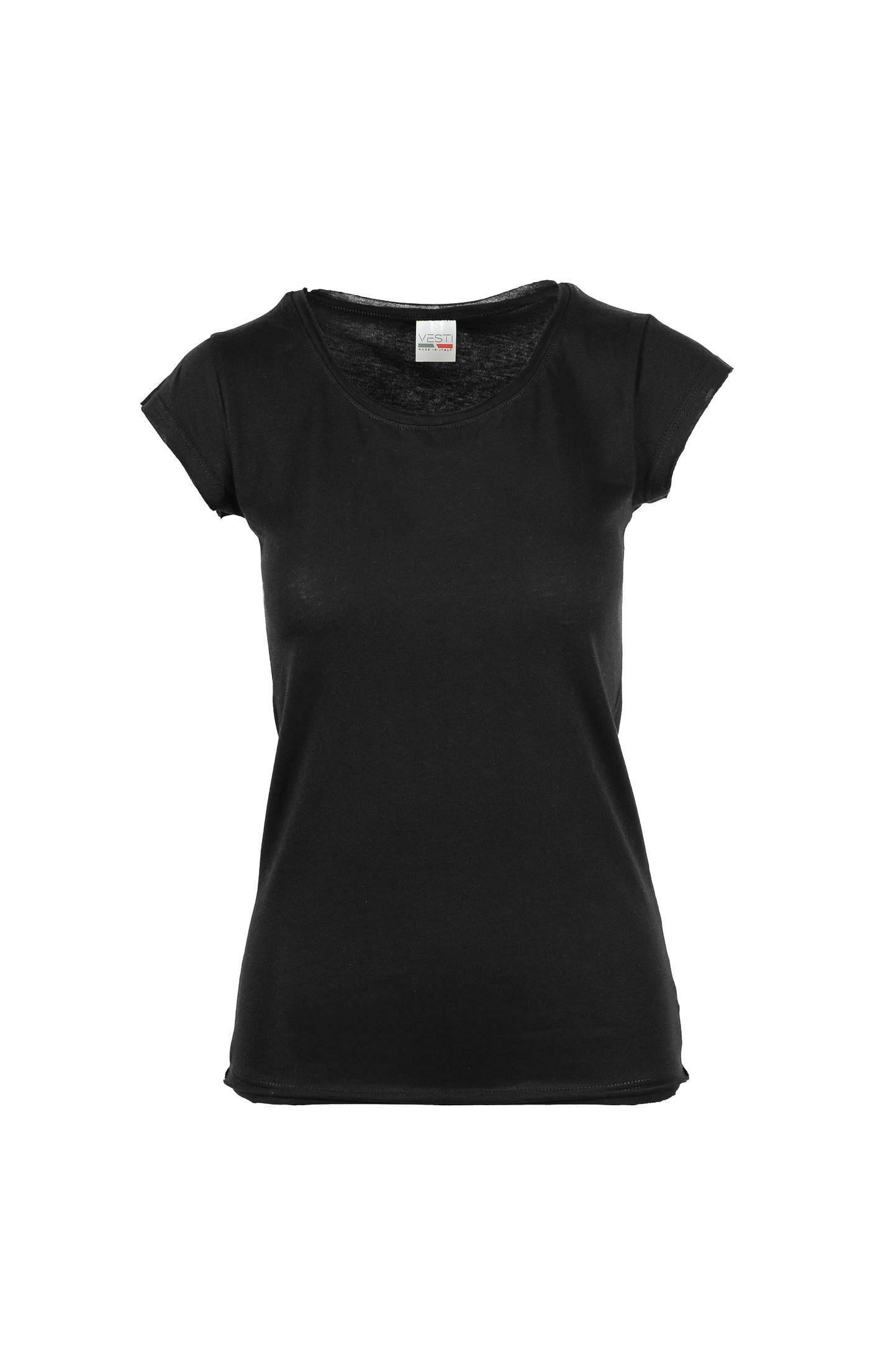 Jersey de mujer C/TM/CT/V 100% algodón, 140 g/m2, gris jaspeado, talla S - 12 - Negro