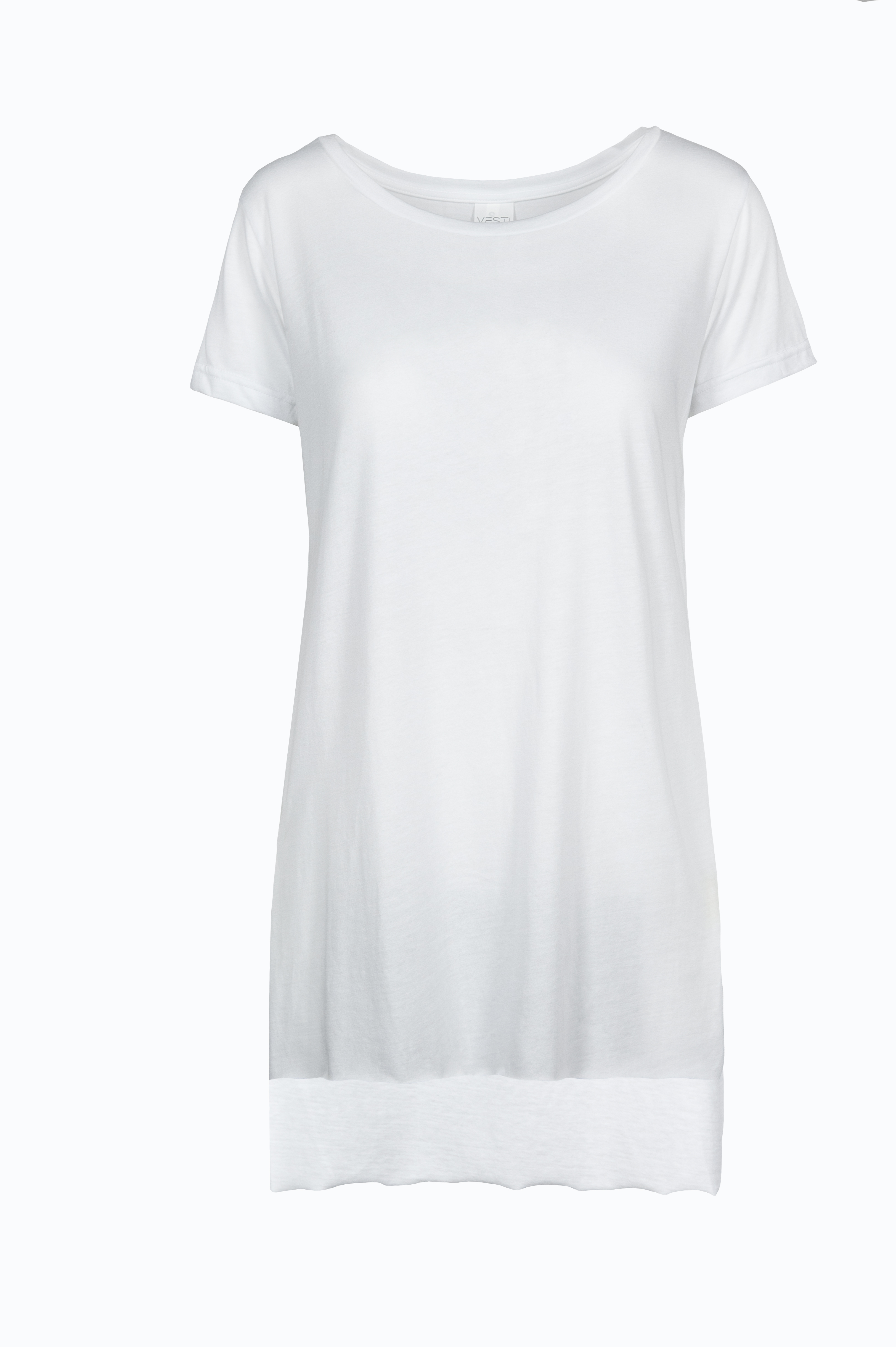 Jersey de mujer de modal C/TM/C 50/50% algodón/modal, 110 gr/m, negro, talla S - 99 - Blanco XS