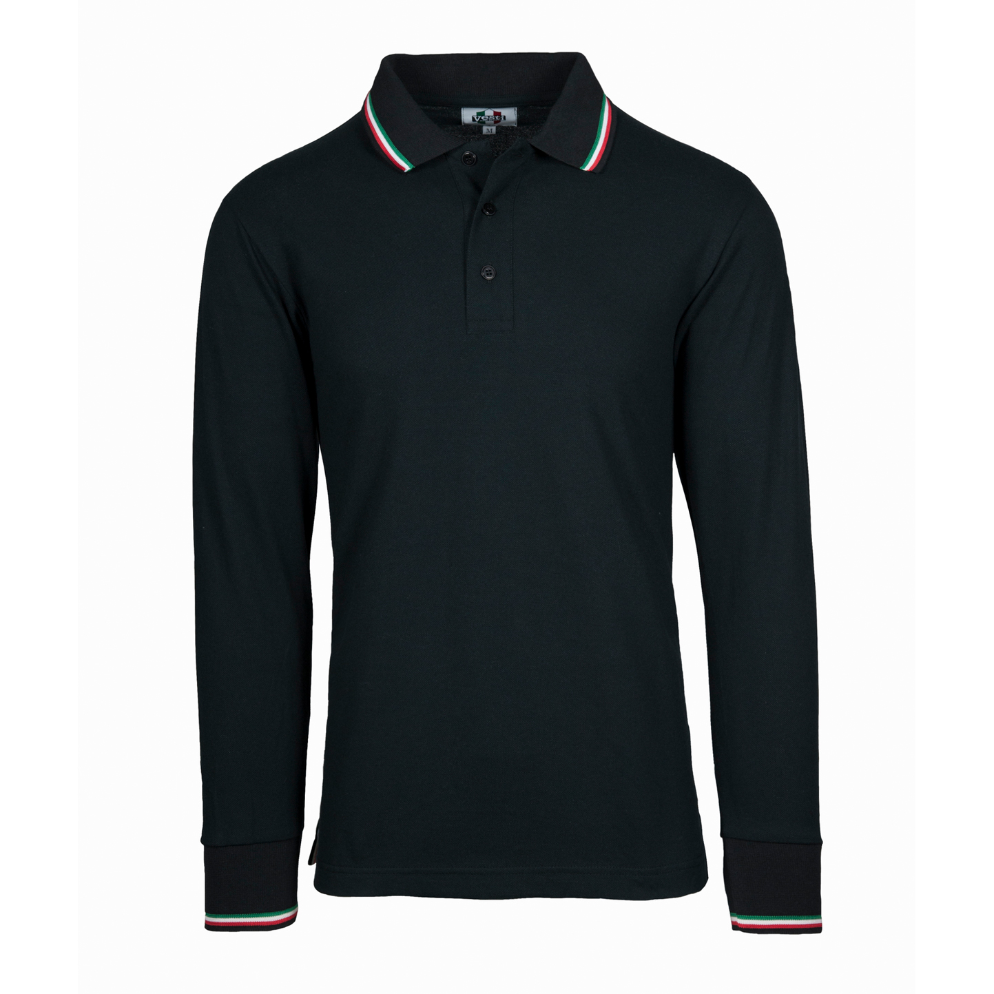 Polo Piqué S/L 50/50% Algodón/Algodón 180 g/m2 Negro ECO XS - 12E - Negro ECO XS