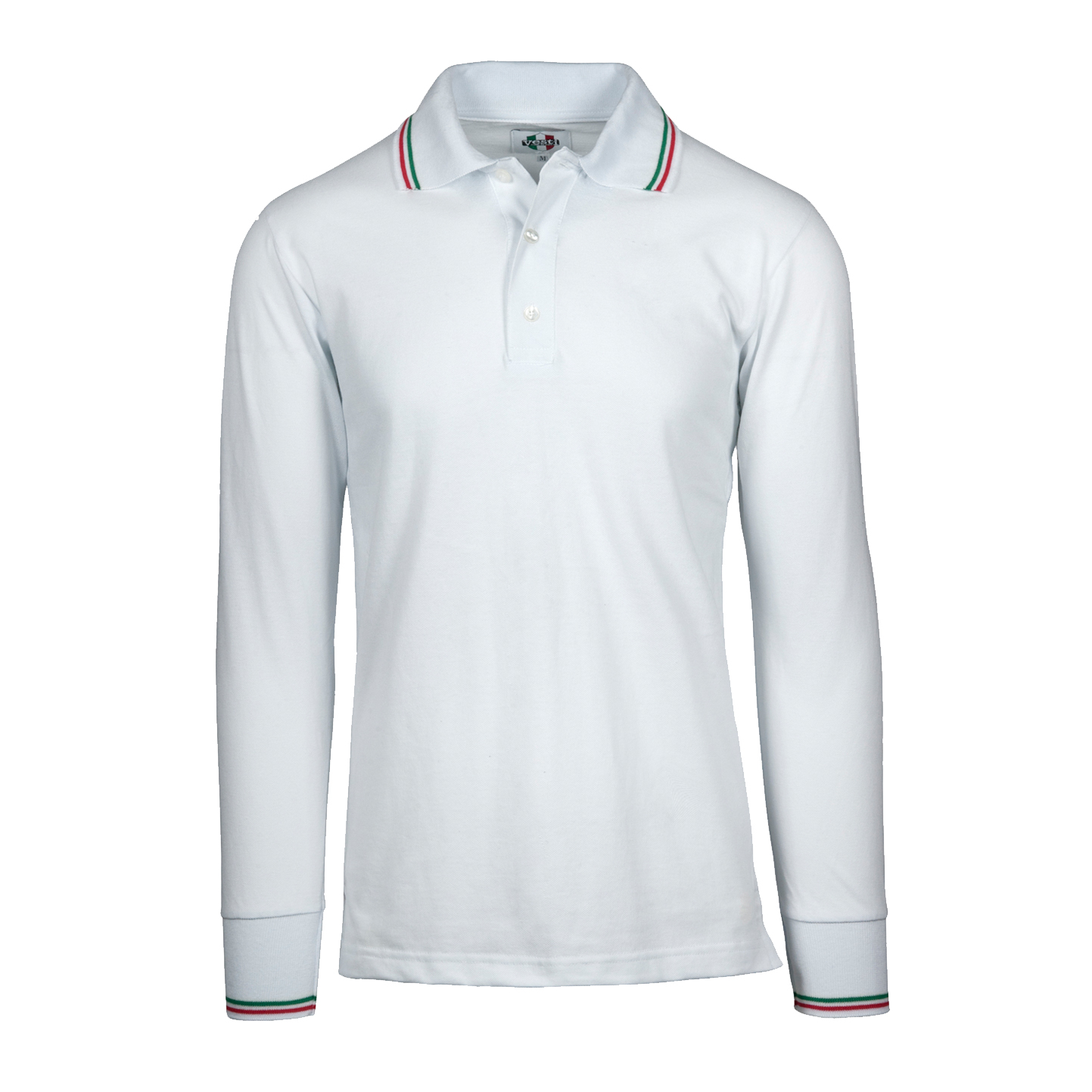 Polo Piqué S/L 50/50% Algodón/Algodón 180 g/m2 Negro ECO XS - 99 - Blanco XS