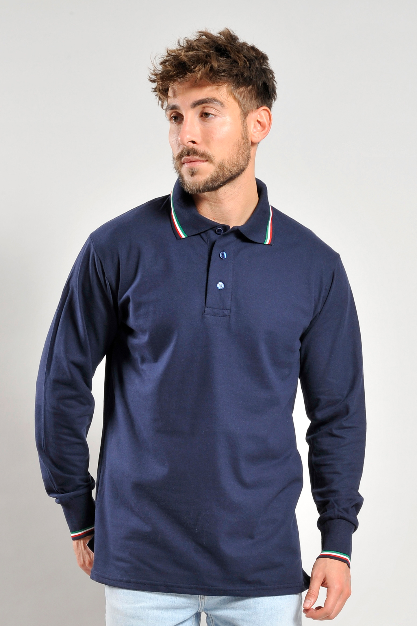 Polo Piqué S/L 50/50% Algodón/Algodón 180 g/m2 Negro ECO XS