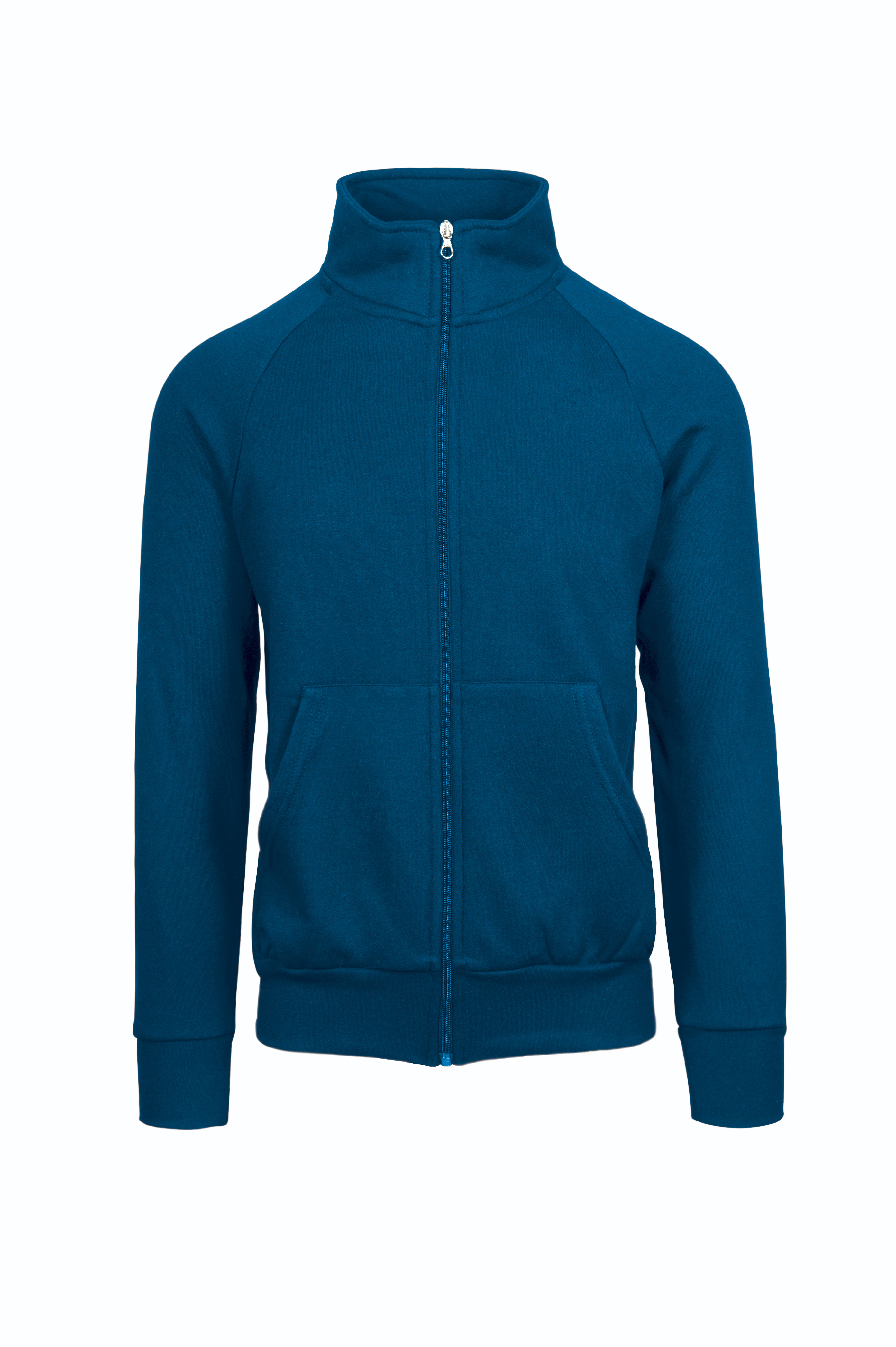 Sudadera con cremallera y forro de felpa 70/30% algodón/poliéster 240 gr/m Negro XS - 27 - Royal Sport XXS 1/2 años