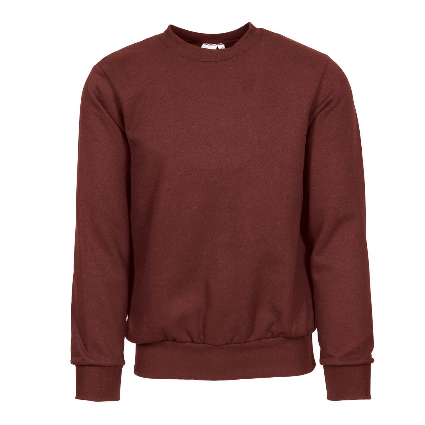 Sudadera G/C 70/30% Algodón/Pol 280 gr/m2 Negra Talla S - 48 - Burdeos Sport XXS 1/2 años