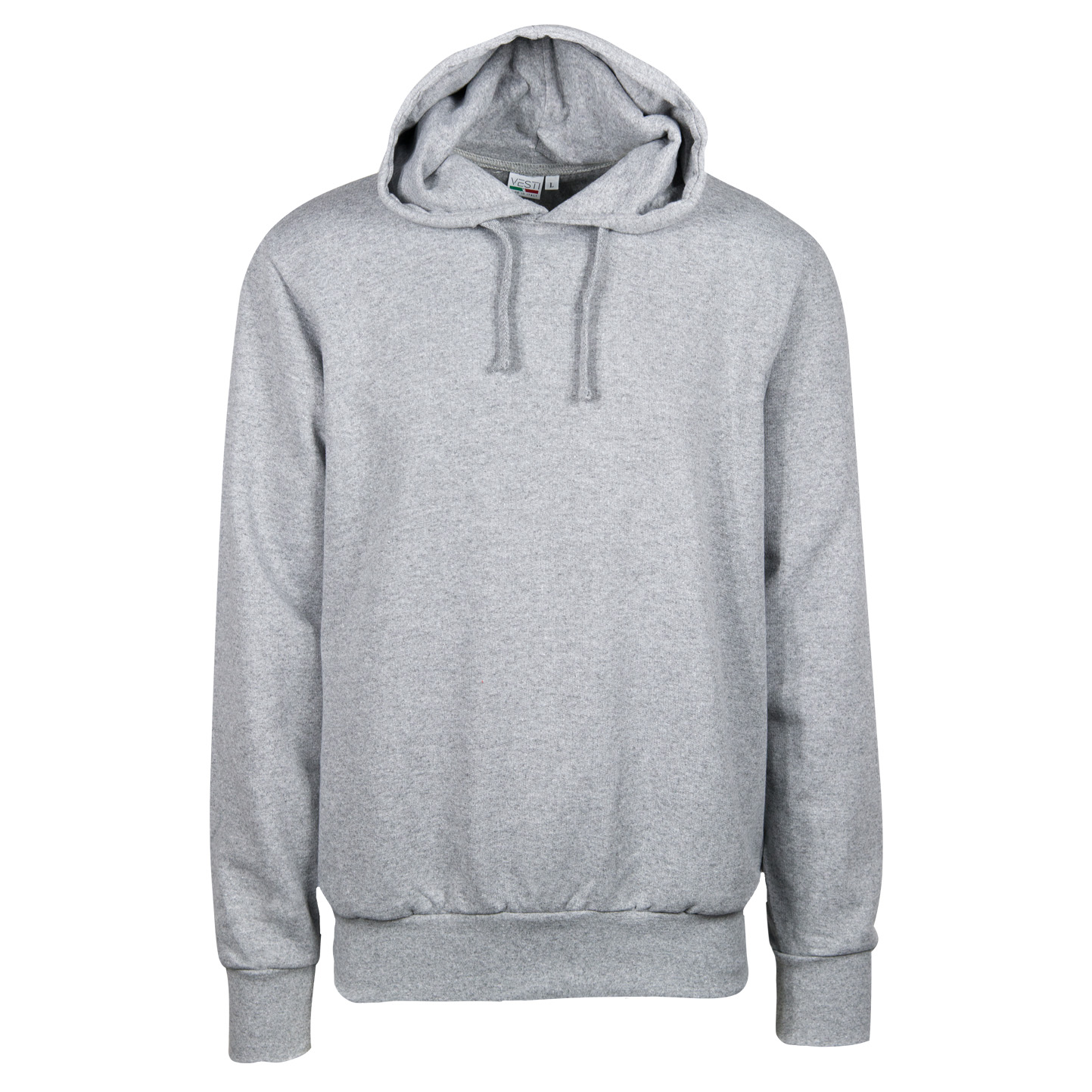 Sudadera con capucha sin bolsillo 70/30% algodón/poliéster 280 gr Negro XS - 75 - Ceniza