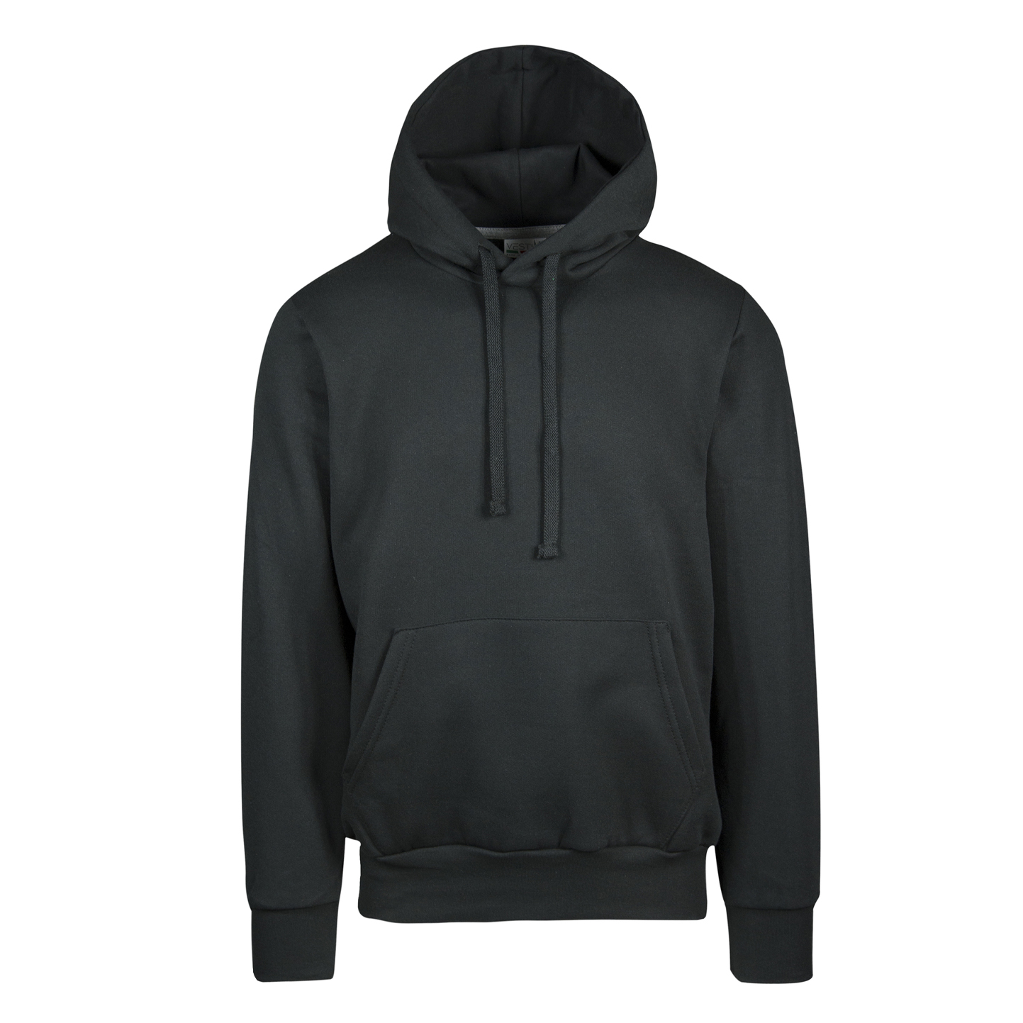 Sudadera unisex con capucha, 70 % algodón/30 % poliéster, 280 g/m², color negro, talla XS. - 12 - Negro