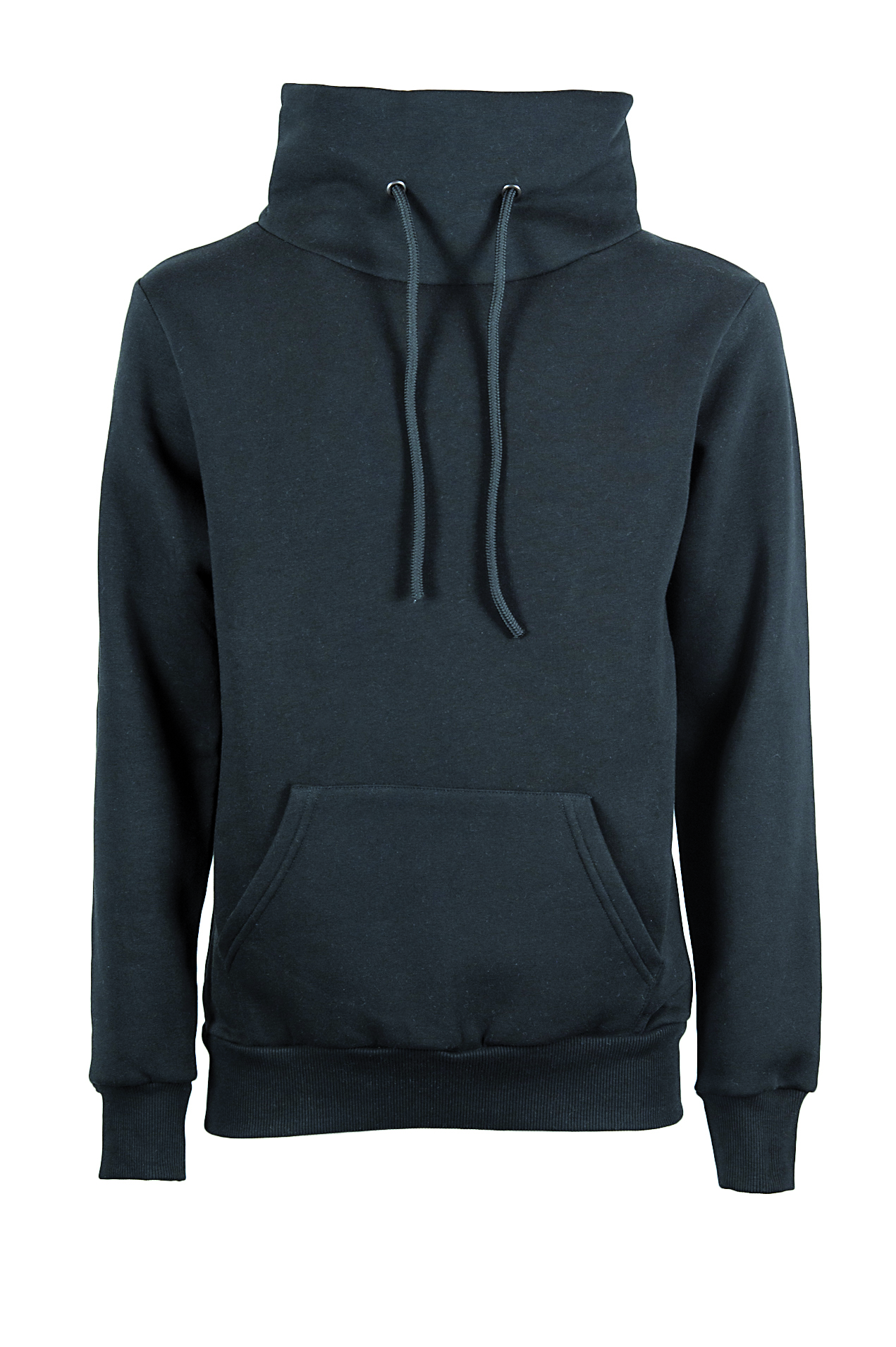 Sudadera con bufanda 75/25% algodón/poliéster 320 gr/m2 Negra Talla S - PS - Plomo Oscuro XS