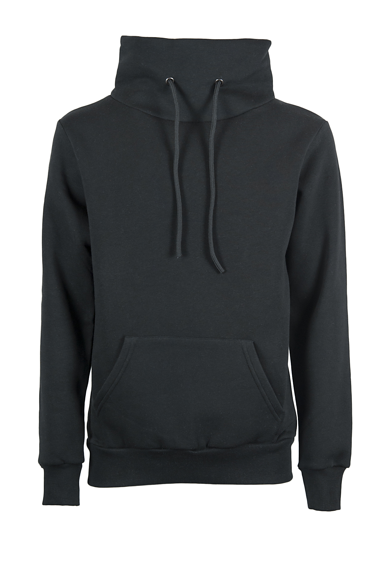 Sudadera con bufanda 75/25% algodón/poliéster 320 gr/m2 Negra Talla S - 12 - Negro