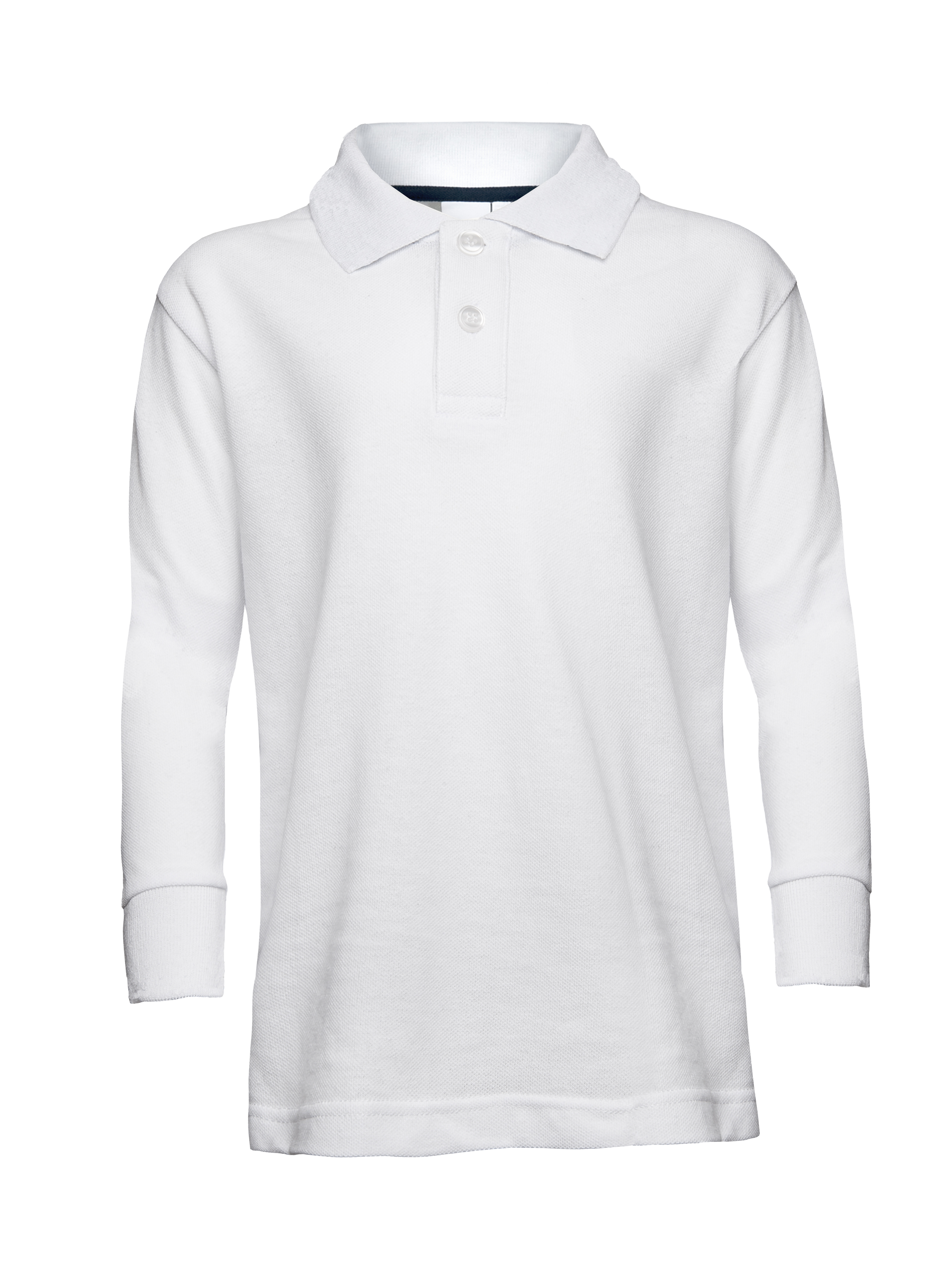 Polo Ribete Piqué Infantil M/L 100% Cuna 180 gr/m2 Azul XS - Blanco XS