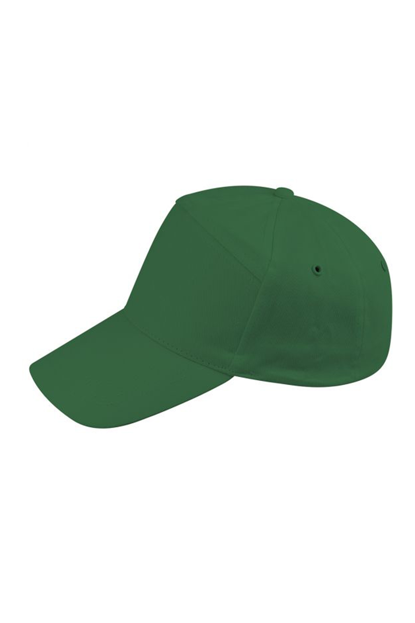 Gorra de golf de 7 paneles, 100% algodón, color burdeos. - GR - Verde