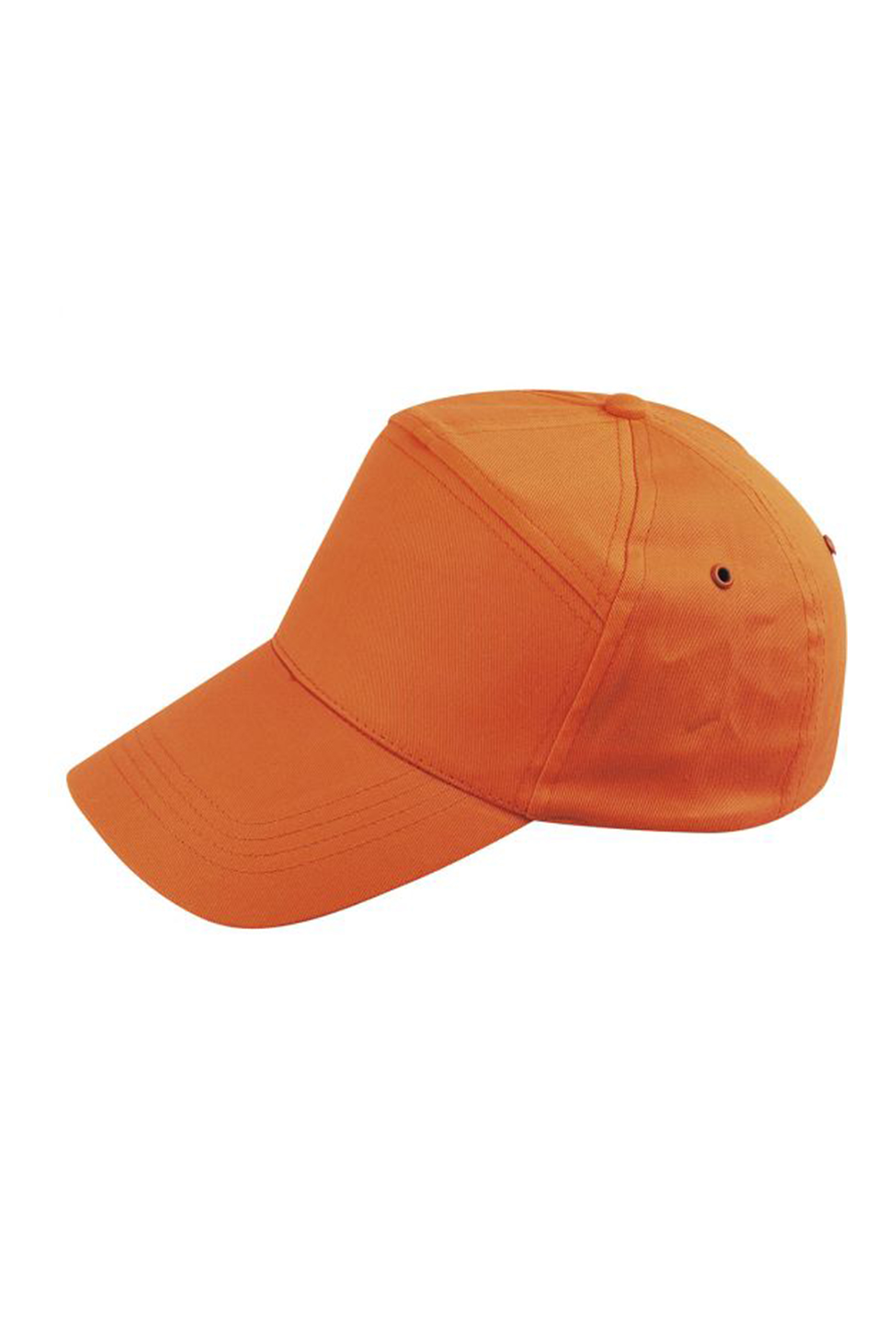 Gorra de golf de 7 paneles, 100% algodón, color burdeos. - OR - Naranja