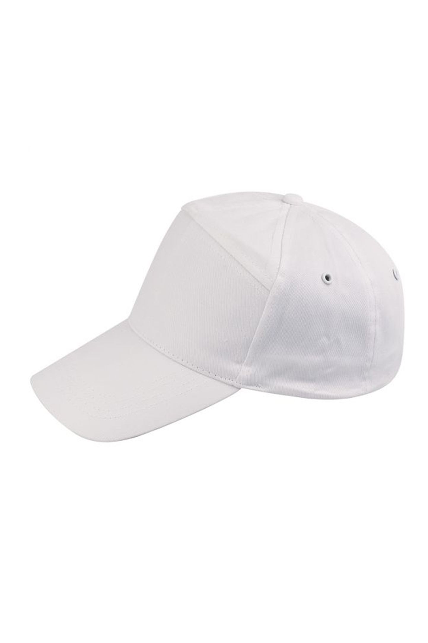 Gorra de golf de 7 paneles, 100% algodón, color burdeos. - WH - Blanco