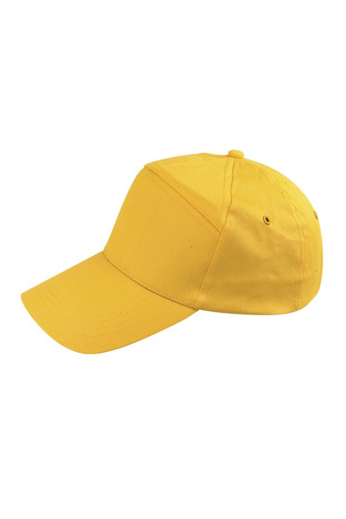 Gorra de golf de 7 paneles, 100% algodón, color burdeos. - YE - Amarillo