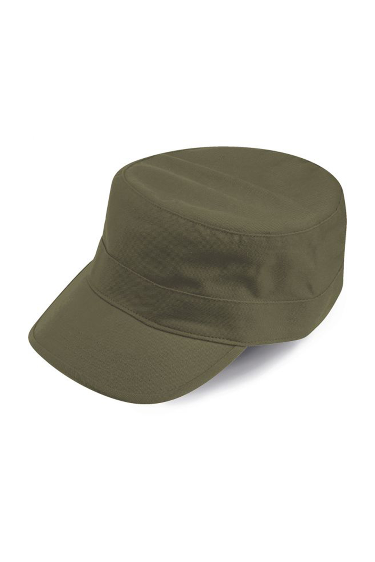Gorra Mission de 3 paneles, 100% algodón, color beige. - OL - Aceituna