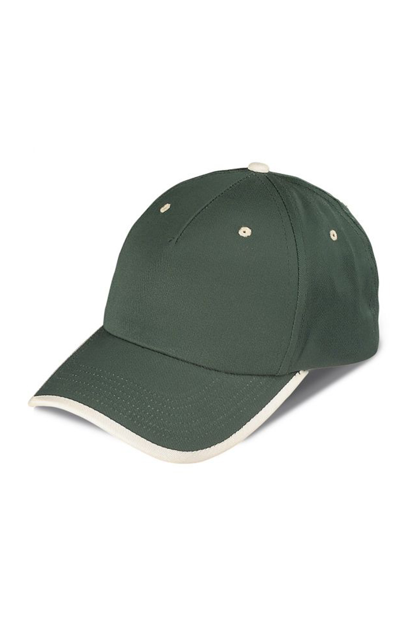 Gorra estilo 5 paneles 80/20 Pol/Algodón Antracita - FG - Verde bosque