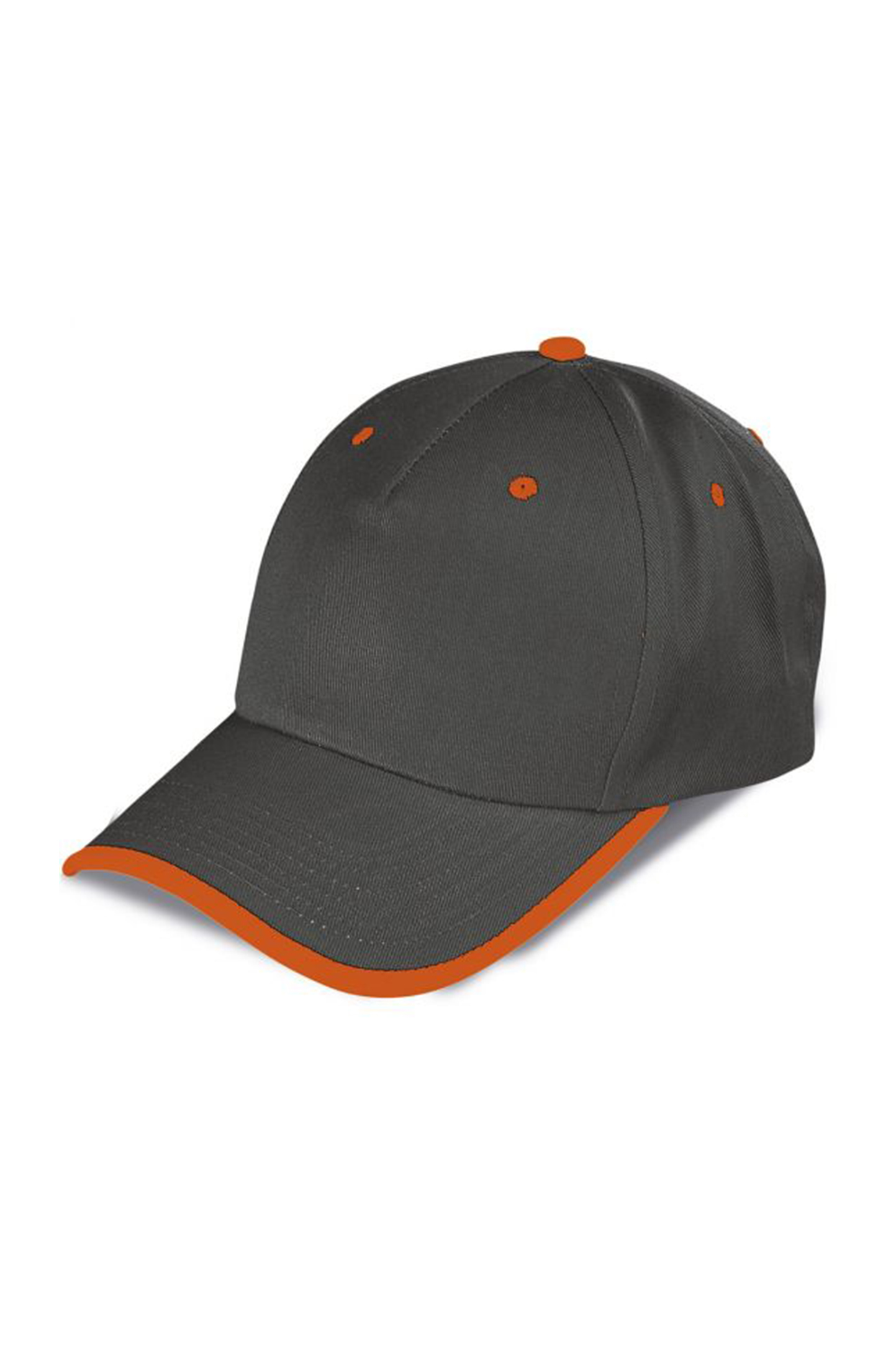 Gorra estilo 5 paneles 80/20 Pol/Algodón Antracita