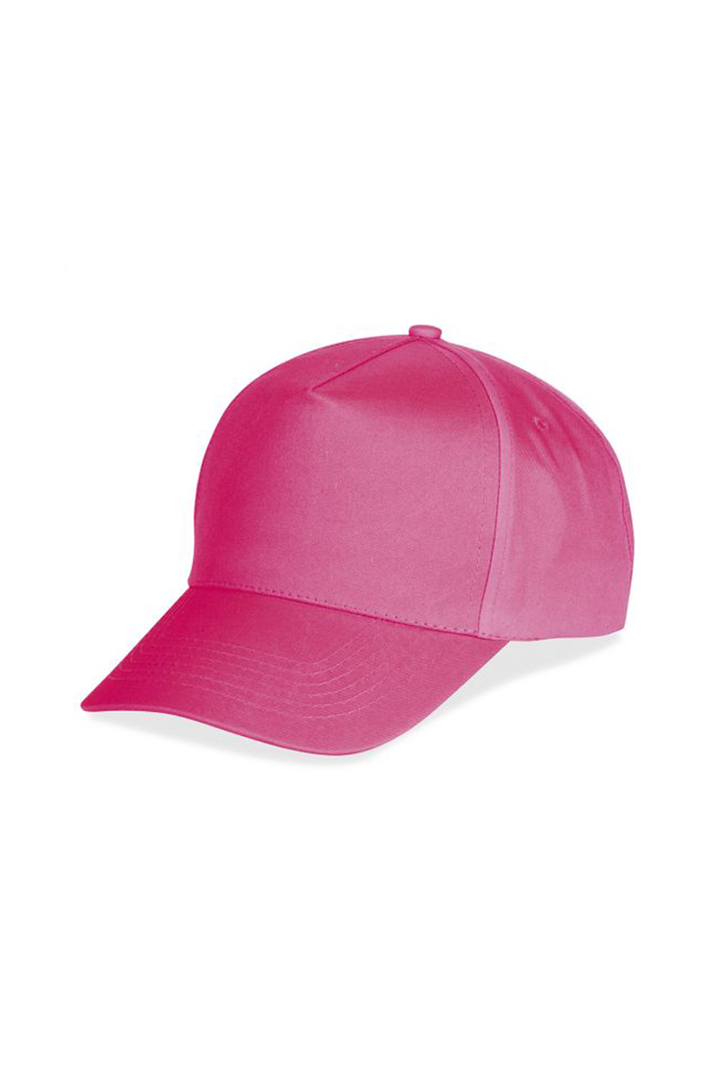 Gorra de béisbol fluorescente de 5 paneles, 100 % poliéster, color fucsia fluorescente. - FU - Fucsia