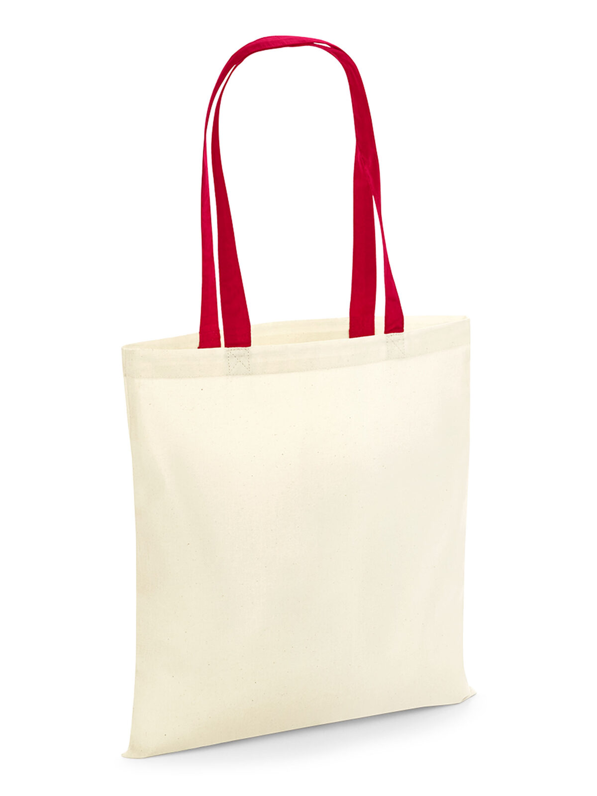 Bolsa reutilizable con asas en contraste - 065 - Rojo Natural Clásico