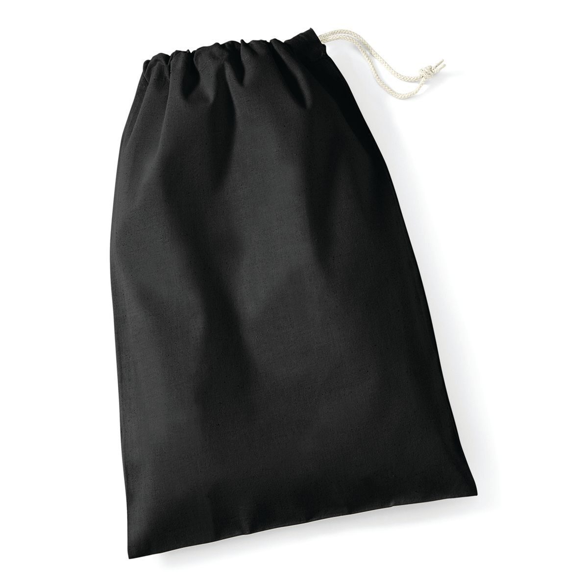 Bolsa de algodón tamaño L - BLK - Negro