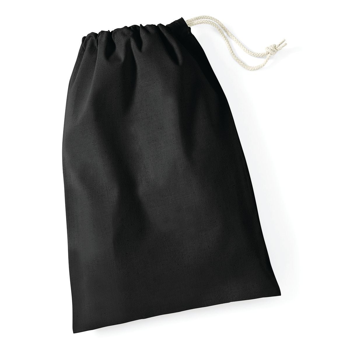 Bolsa de algodón tamaño M - BLK - Negro