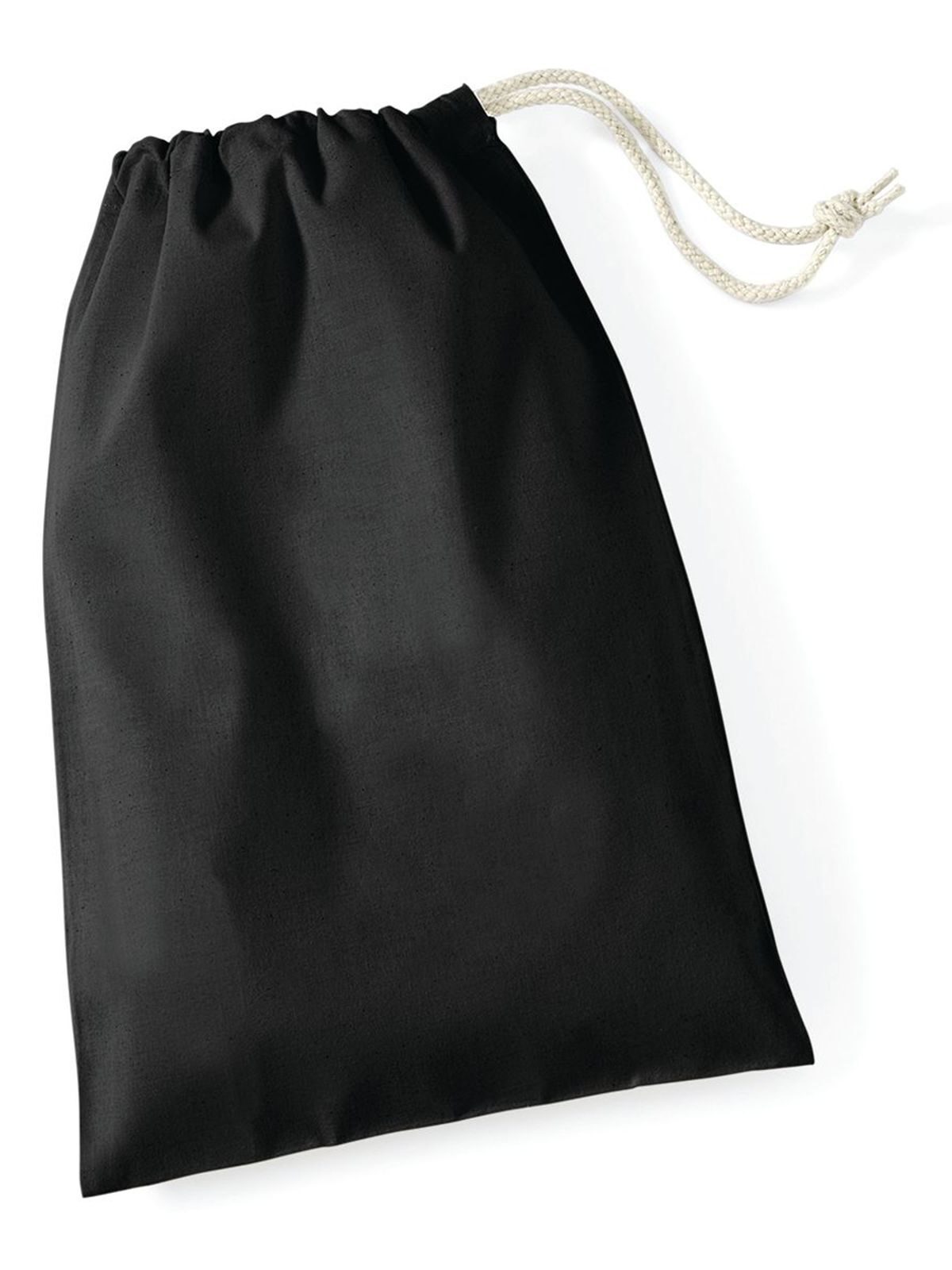 Bolsa de algodón tamaño S - BLK - Negro