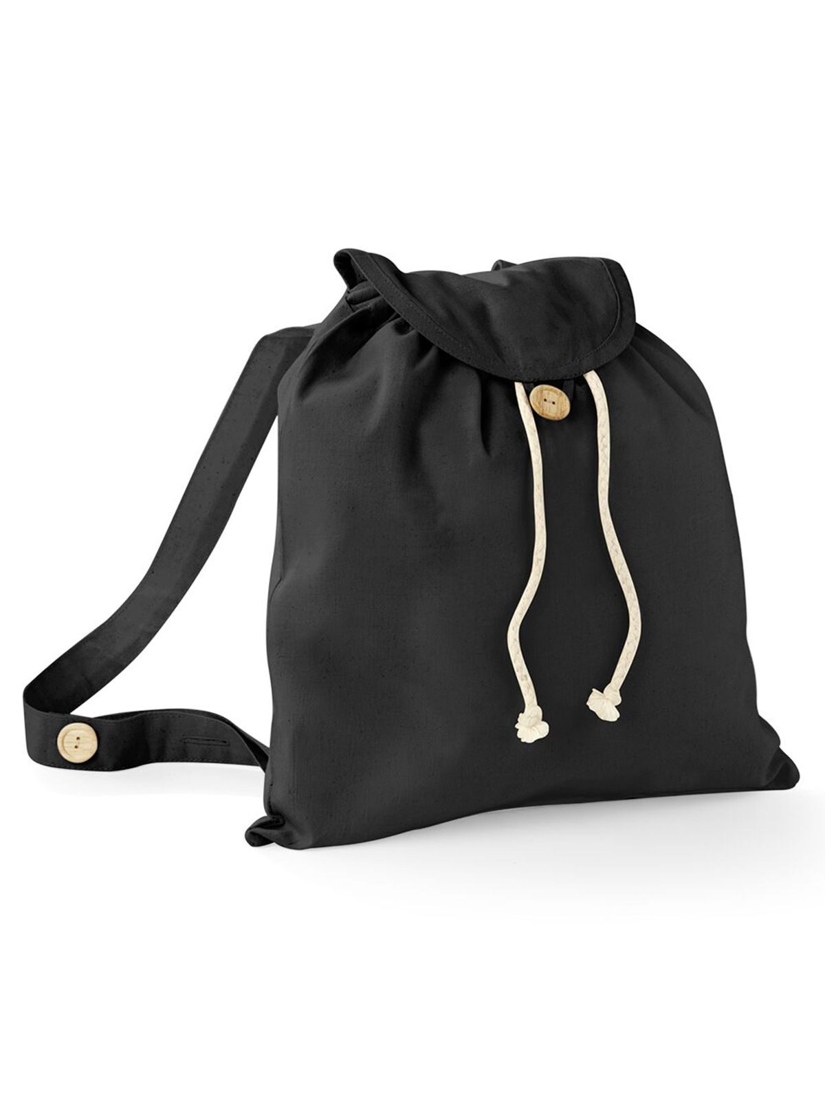 Mochila orgánica para festivales - BLK - Negro