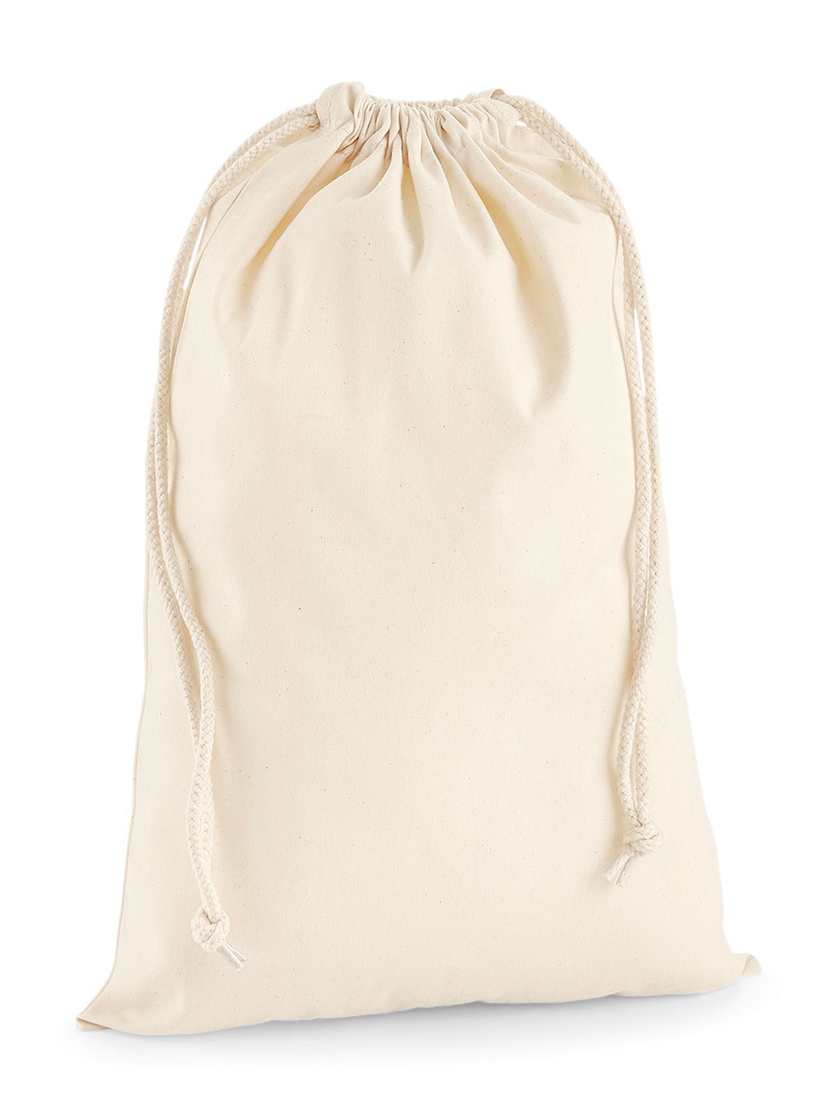 Bolsa de algodón premium L - NAT - Natural