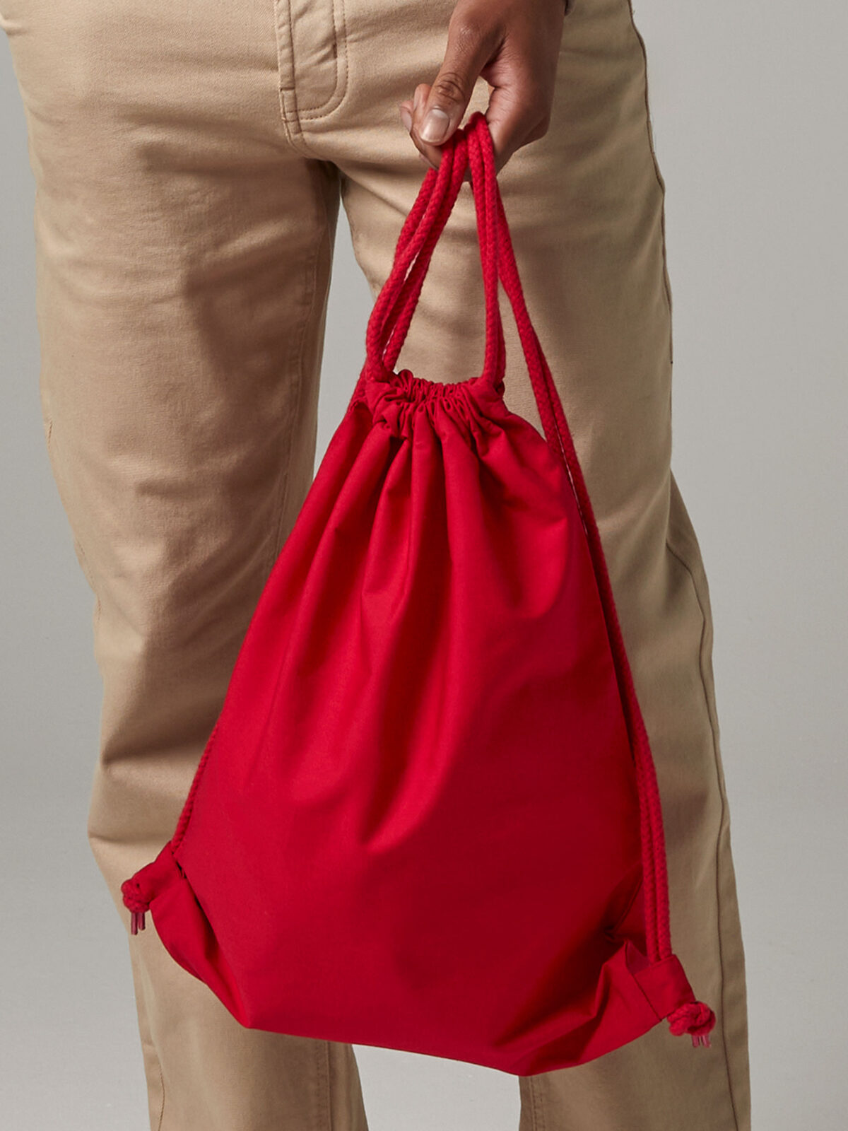 Bolsa de gimnasio de algodón orgánico de primera calidad